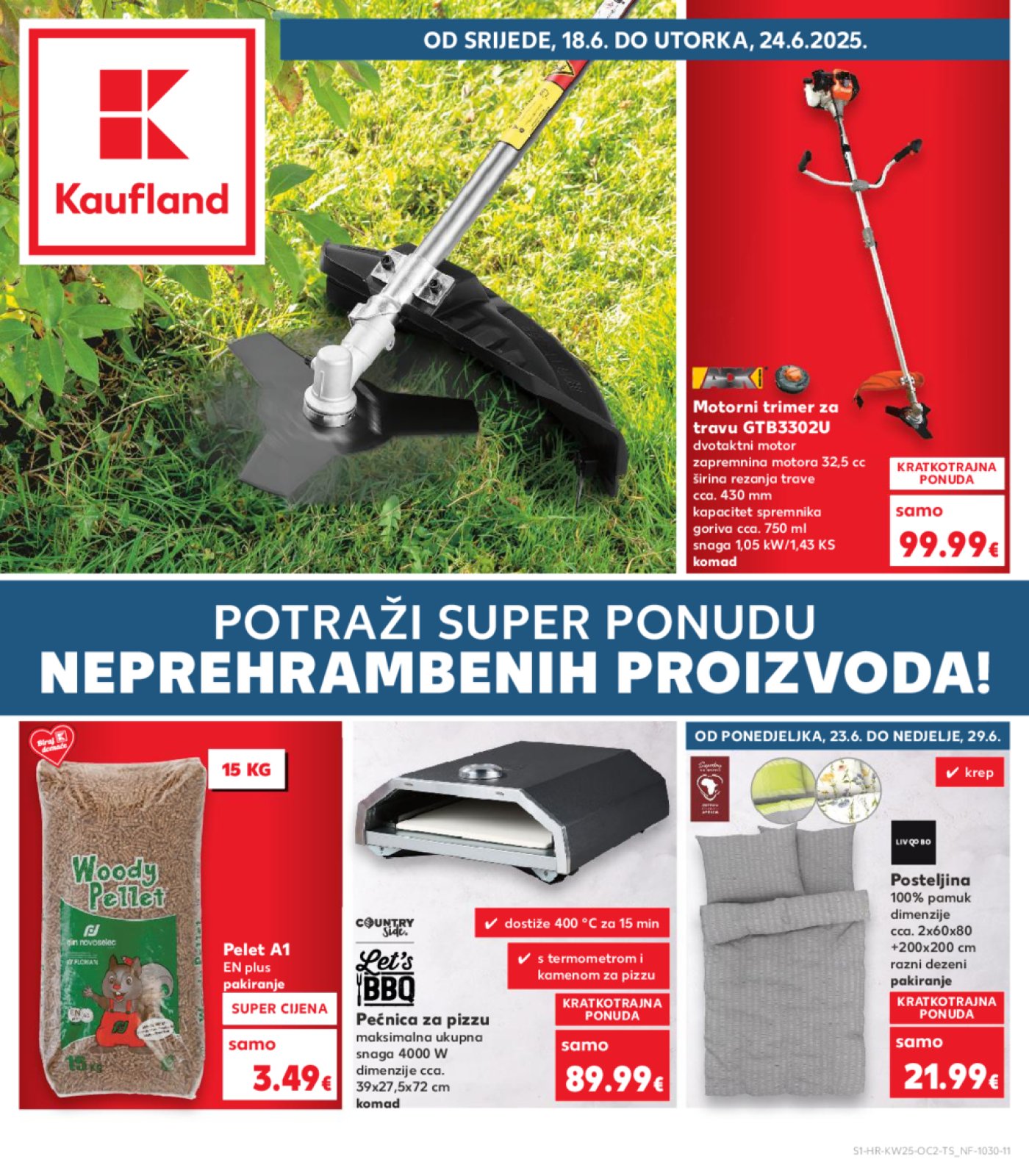 Kaufland katalog Neprehrambenih proizvoda 18.06.-24.06.2025. Odabrane poslovnice