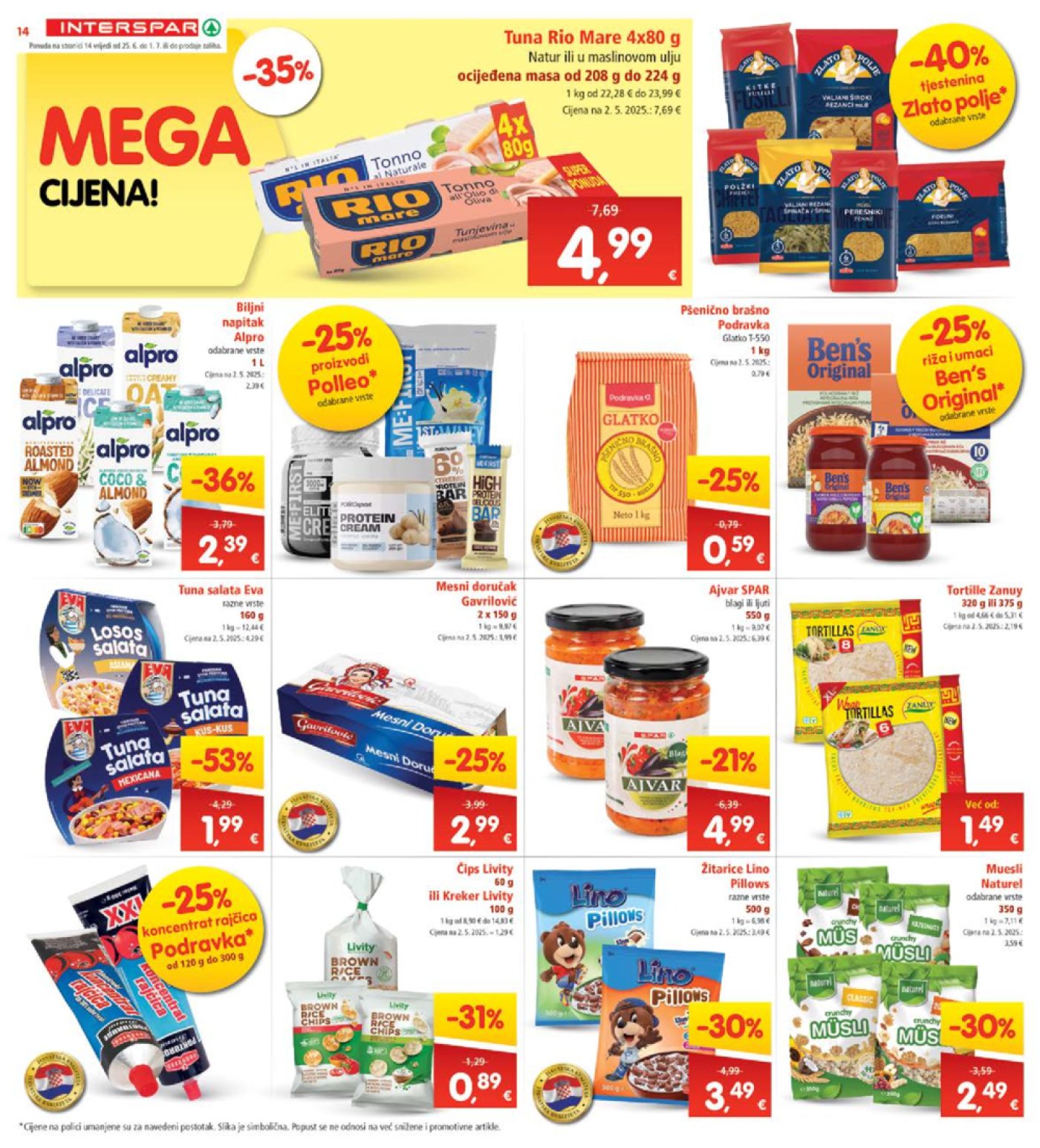 INTERSPAR katalog Akcija 25.06.-01.07.2025.