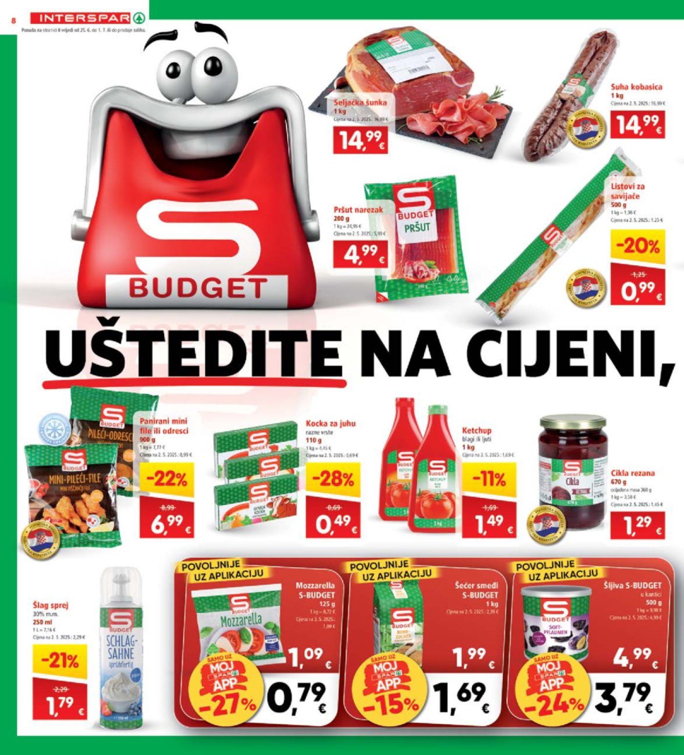 INTERSPAR katalog Akcija 25.06.-01.07.2025.