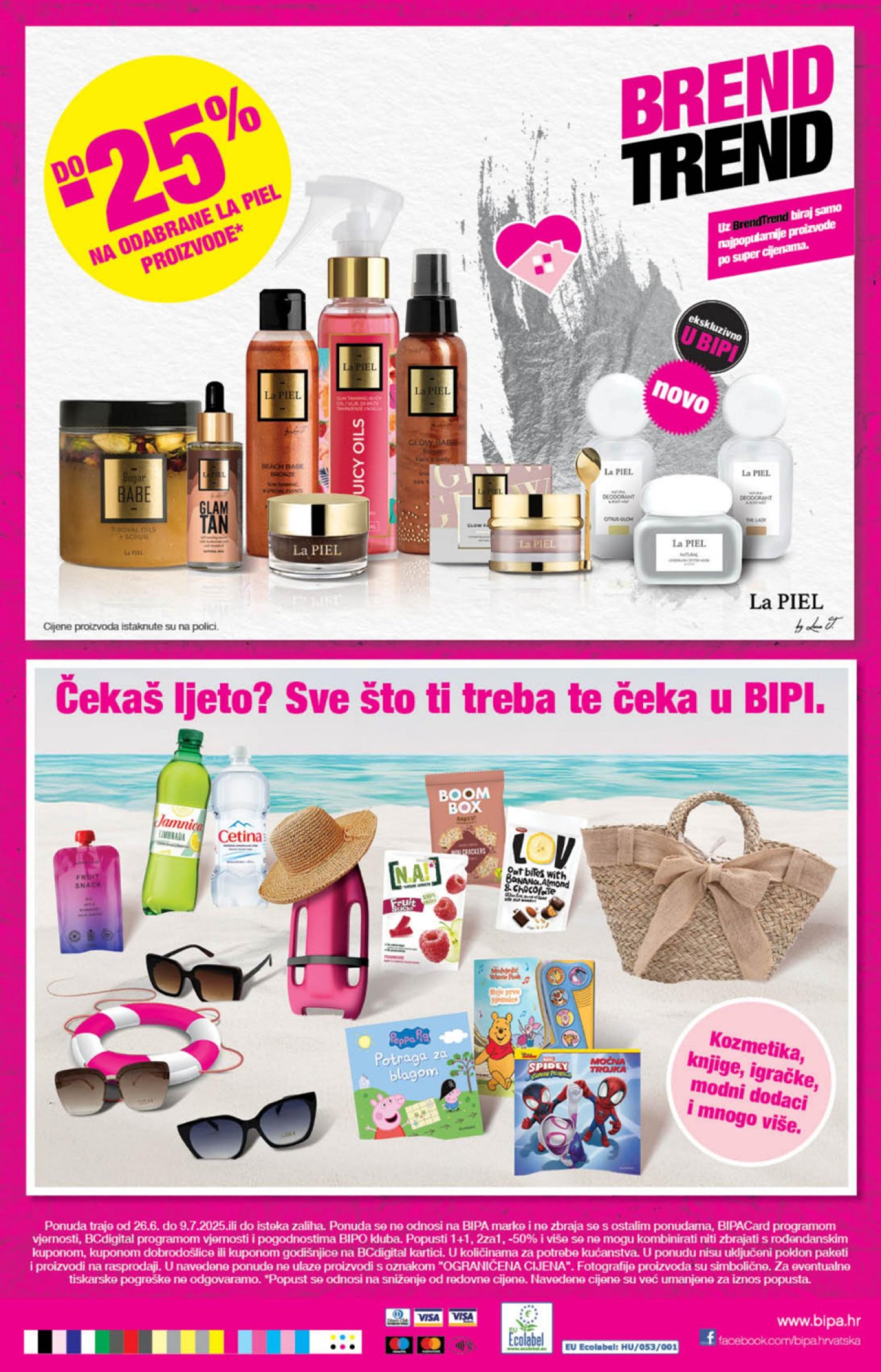 Bipa katalog Akcija 26.6. - 9.7.2025.