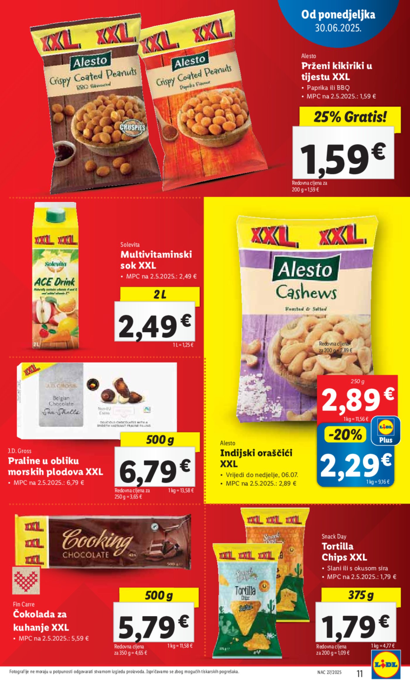 Lidl katalog super ponuda od ponedjeljka 30.06. - 06.07.2025. 