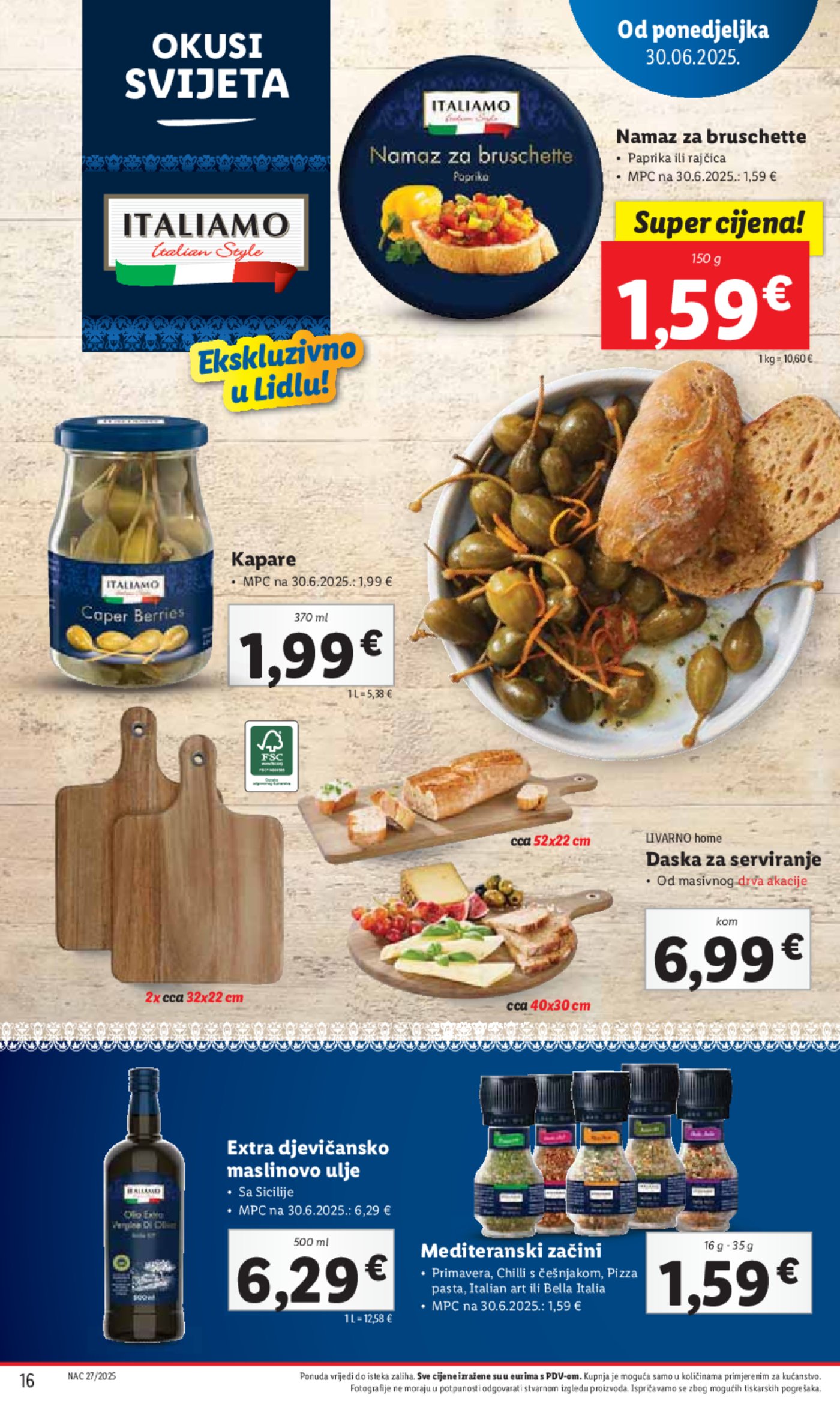 Lidl katalog super ponuda od ponedjeljka 30.06. - 06.07.2025. 