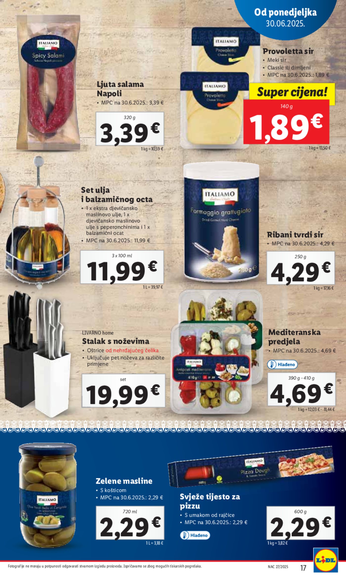 Lidl katalog super ponuda od ponedjeljka 30.06. - 06.07.2025. 