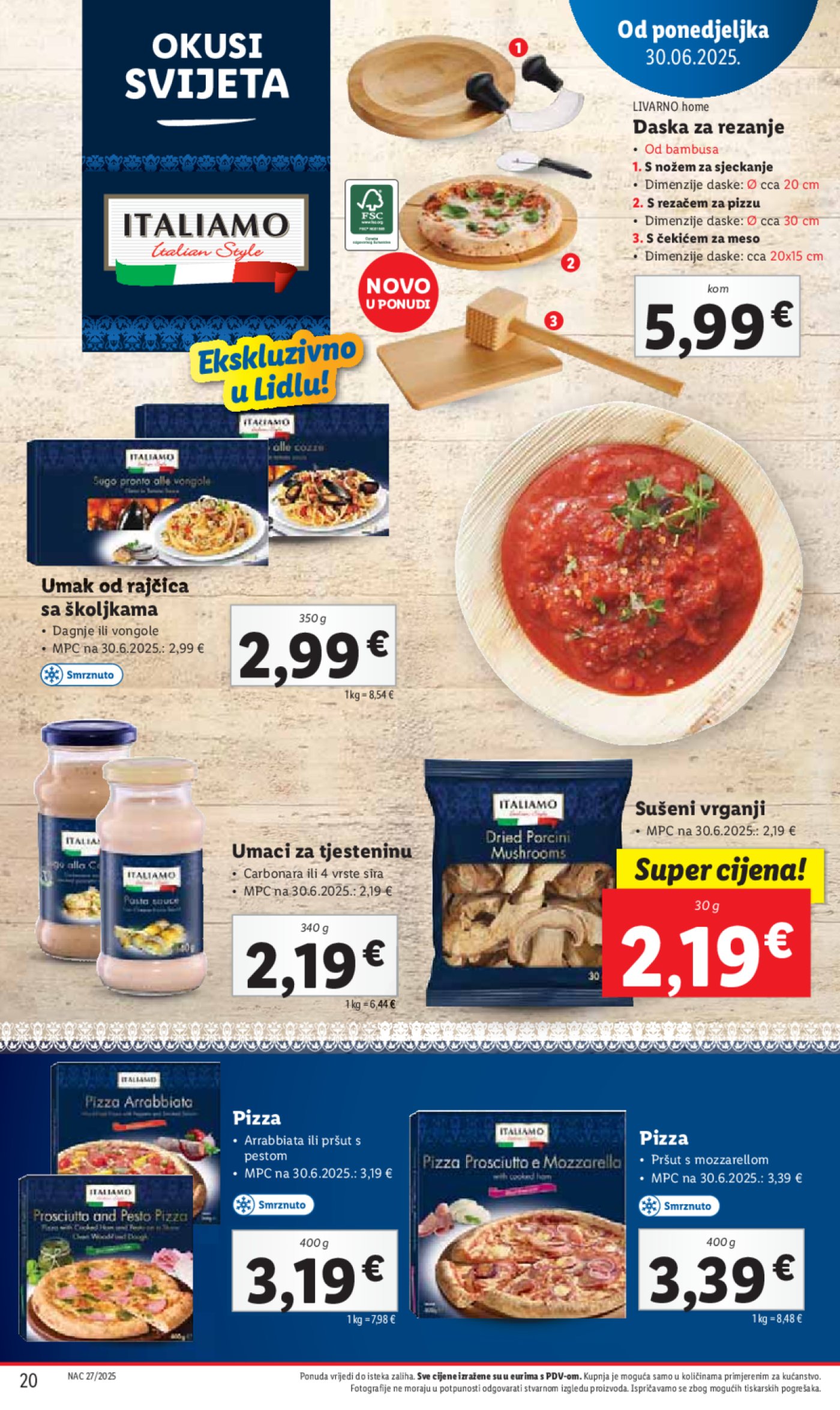 Lidl katalog super ponuda od ponedjeljka 30.06. - 06.07.2025. 