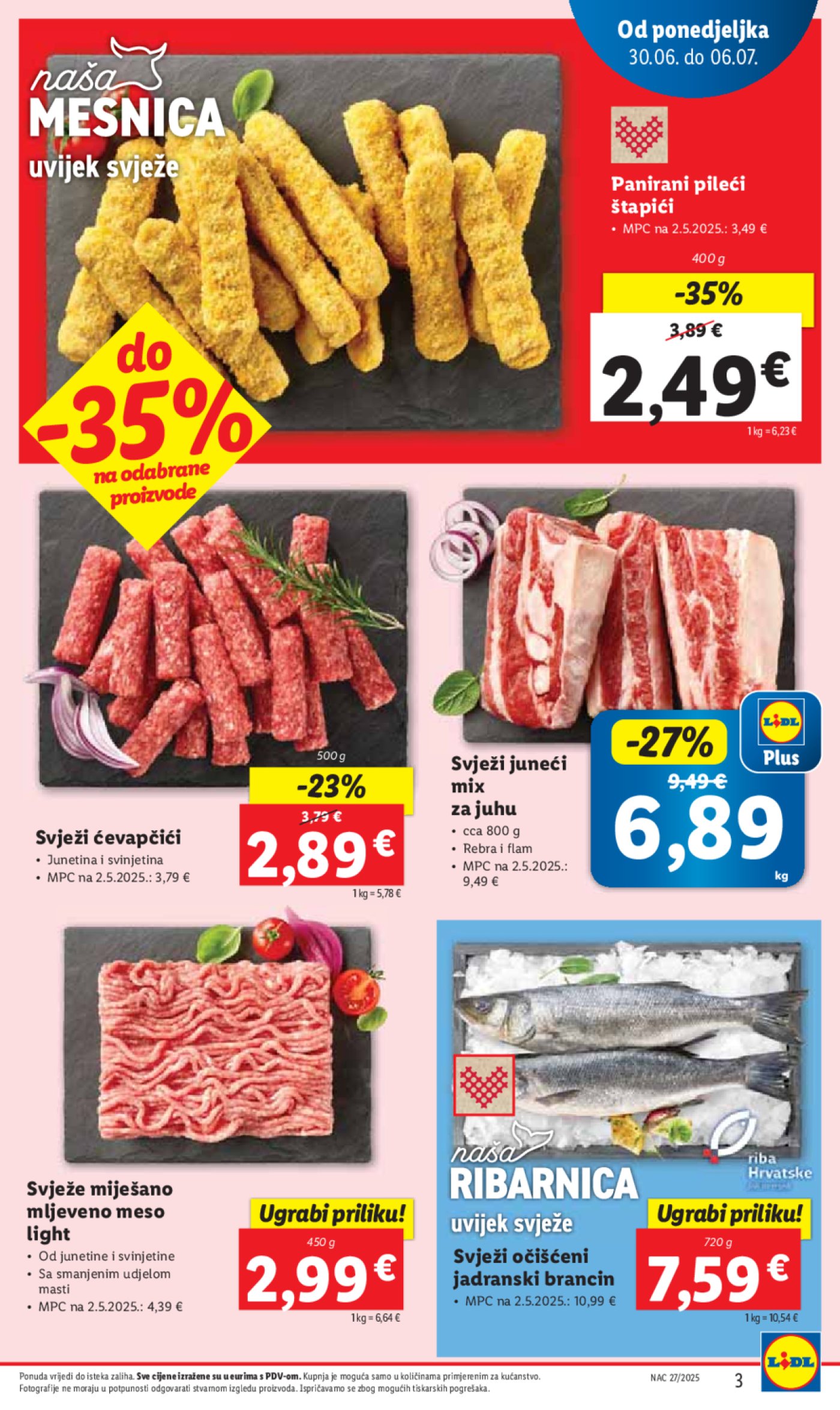 Lidl katalog super ponuda od ponedjeljka 30.06. - 06.07.2025. 