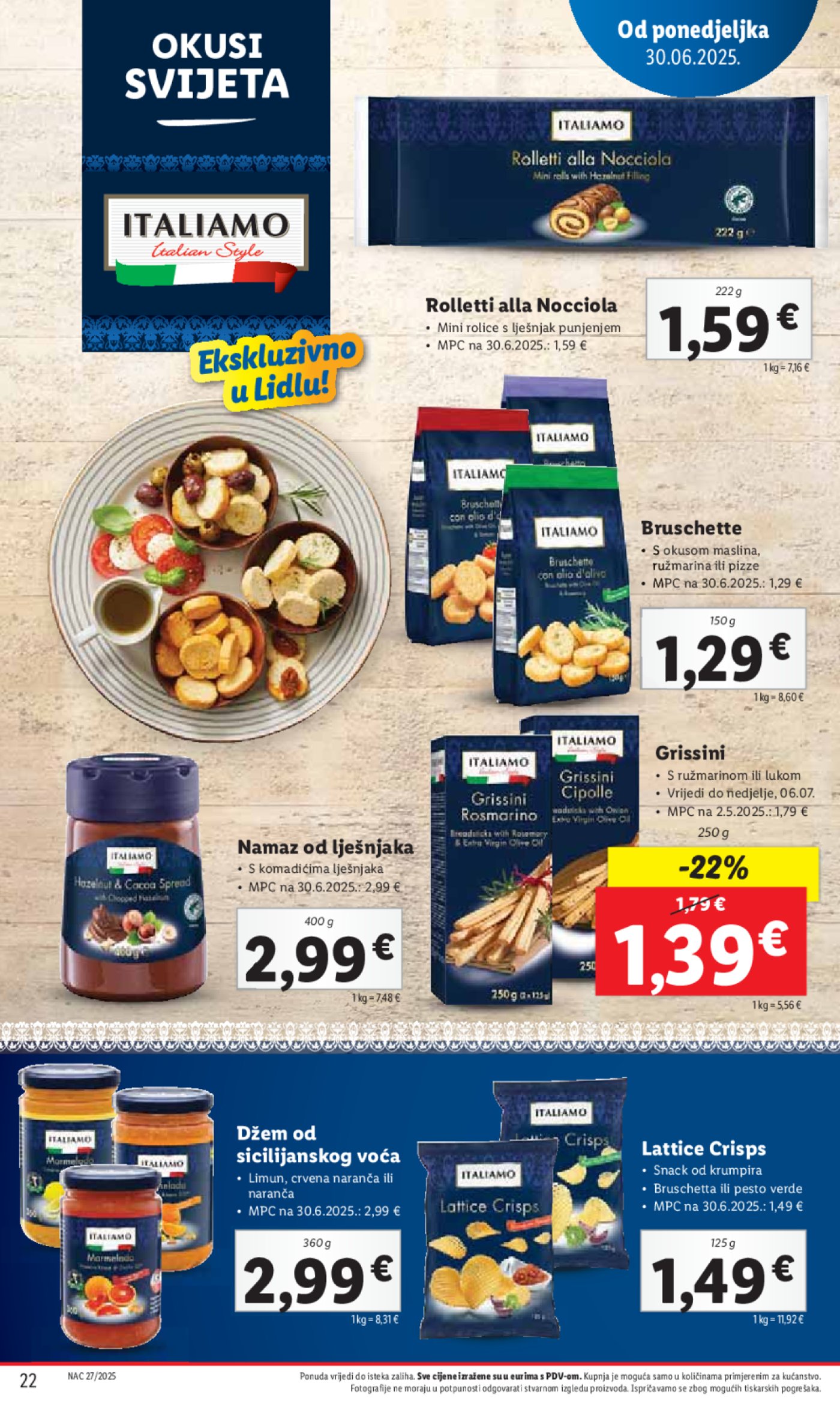 Lidl katalog super ponuda od ponedjeljka 30.06. - 06.07.2025. 