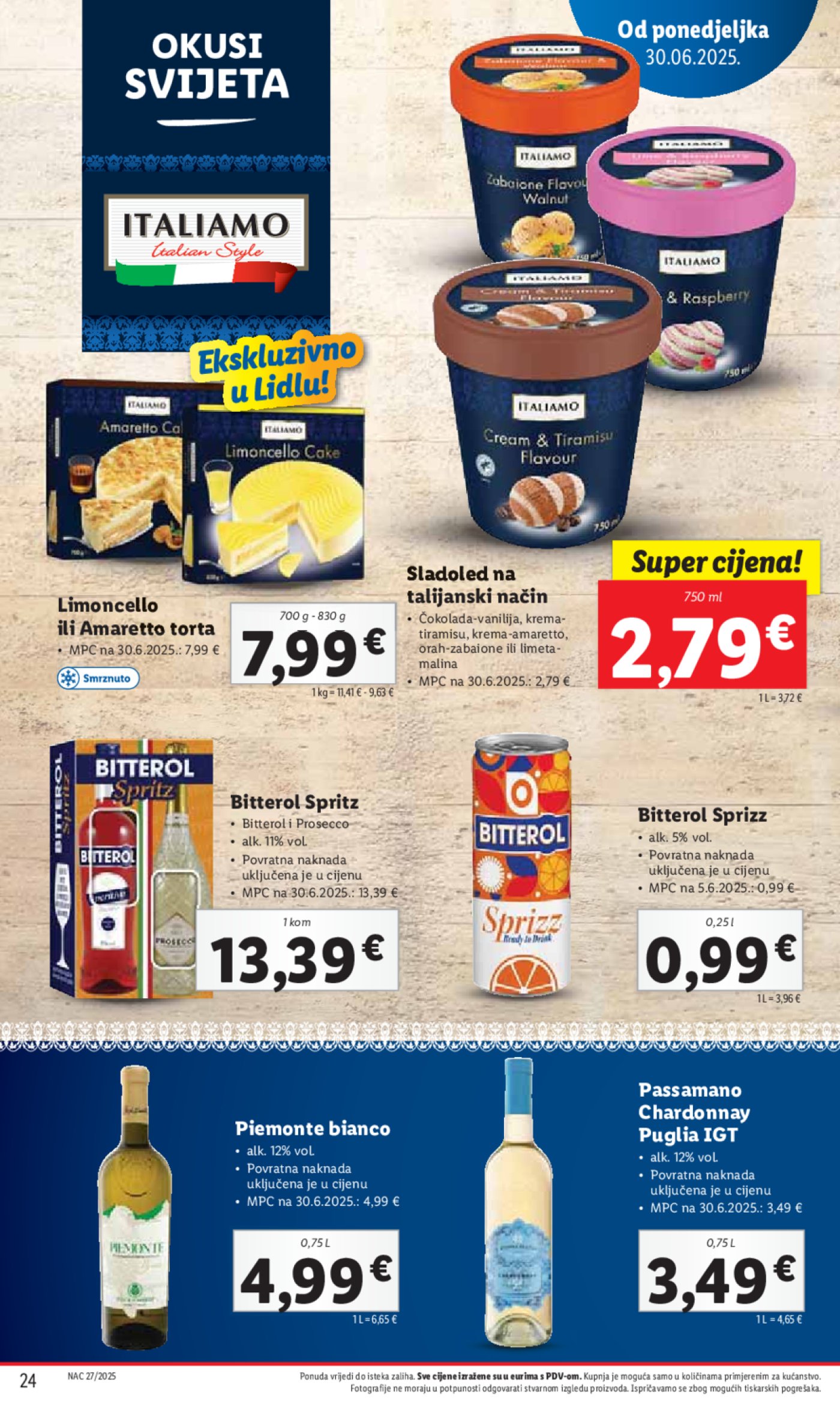 Lidl katalog super ponuda od ponedjeljka 30.06. - 06.07.2025. 