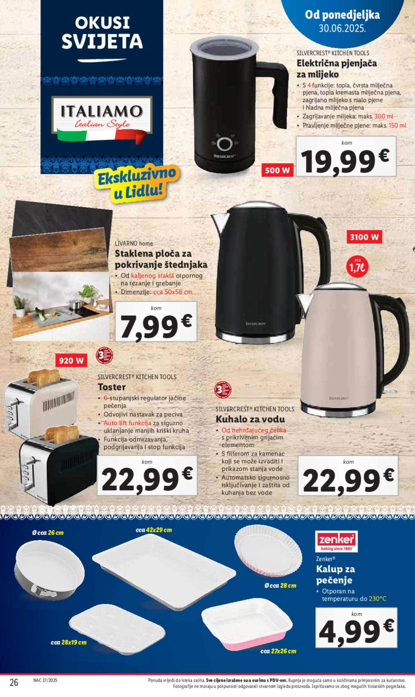 Lidl katalog super ponuda od ponedjeljka 30.06. - 06.07.2025. 