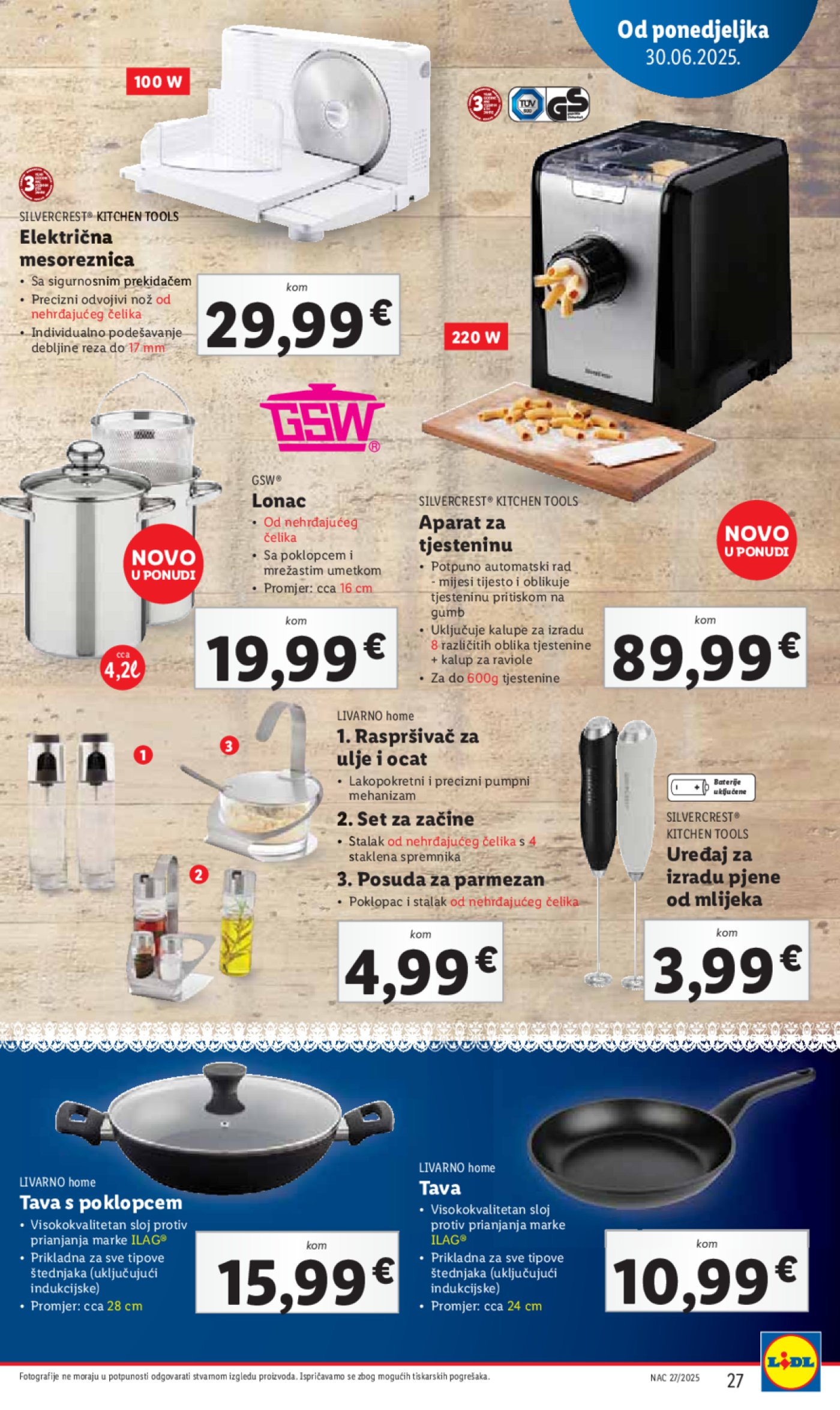 Lidl katalog super ponuda od ponedjeljka 30.06. - 06.07.2025. 