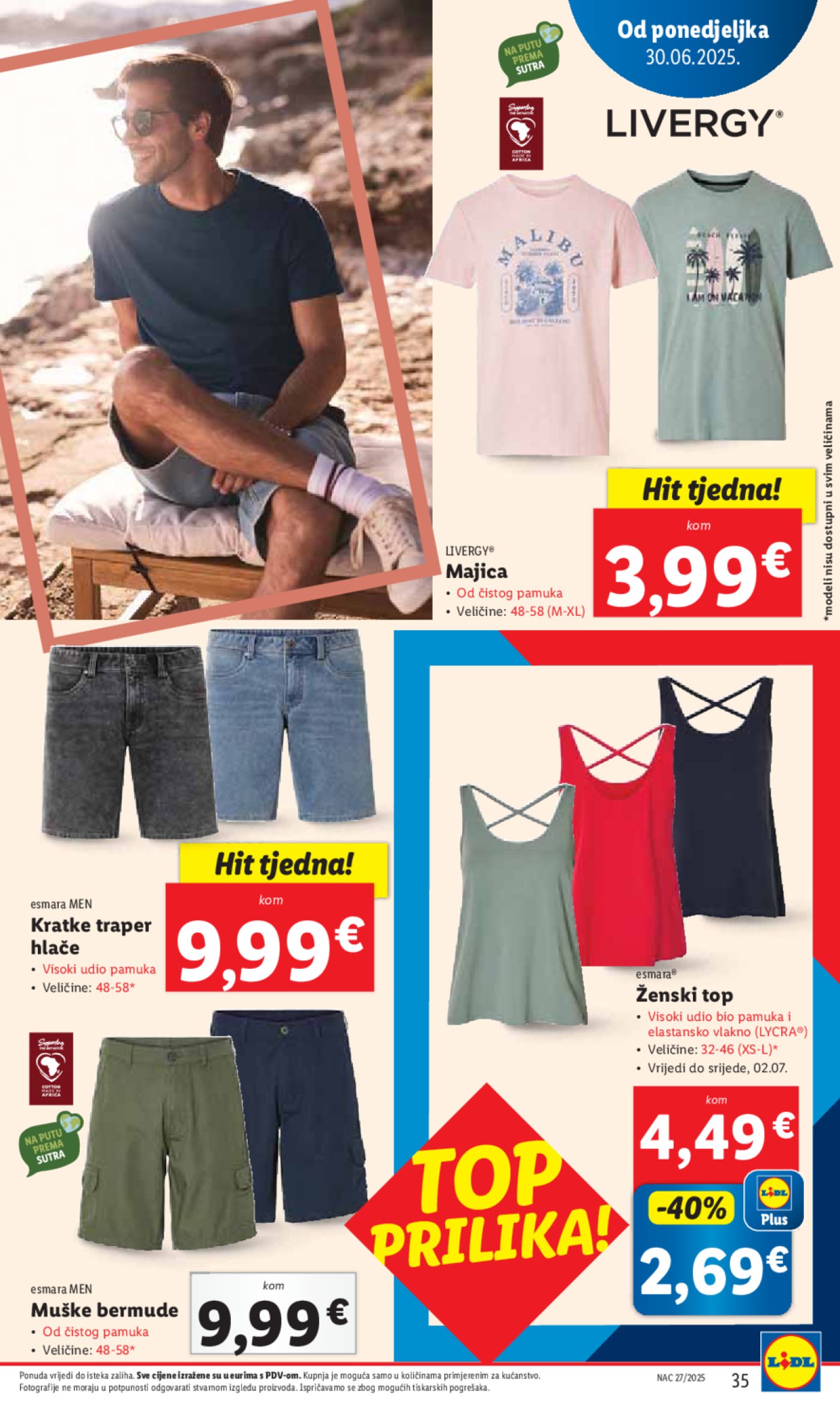 Lidl katalog super ponuda od ponedjeljka 30.06. - 06.07.2025. 