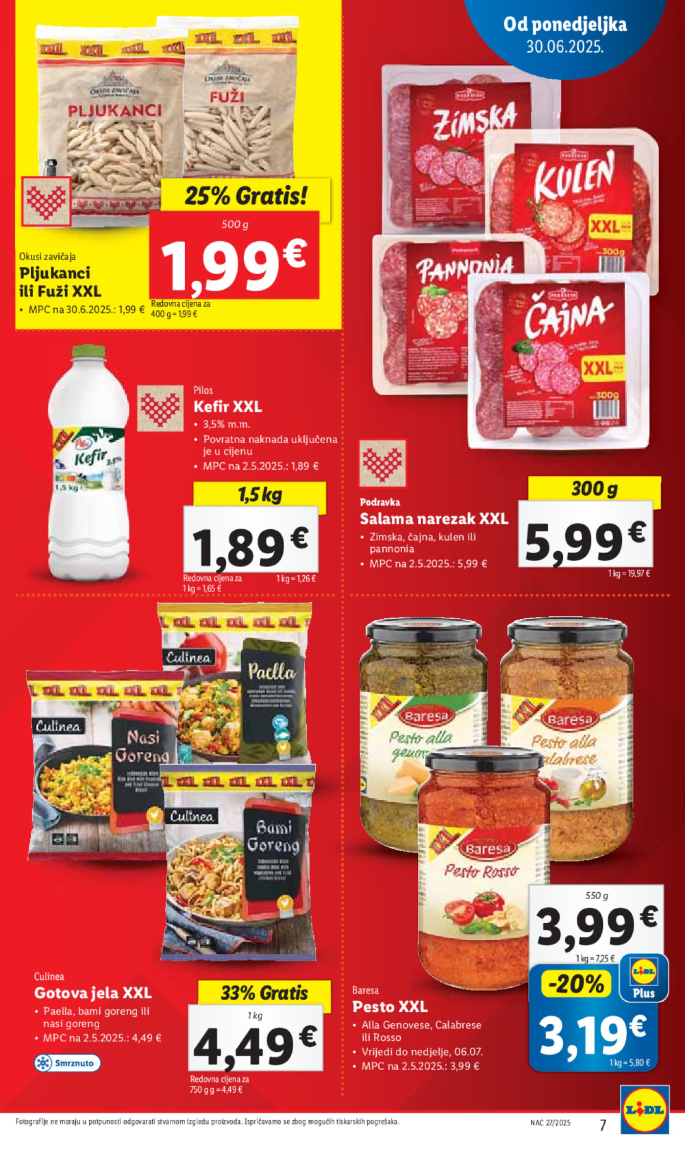 Lidl katalog super ponuda od ponedjeljka 30.06. - 06.07.2025. 