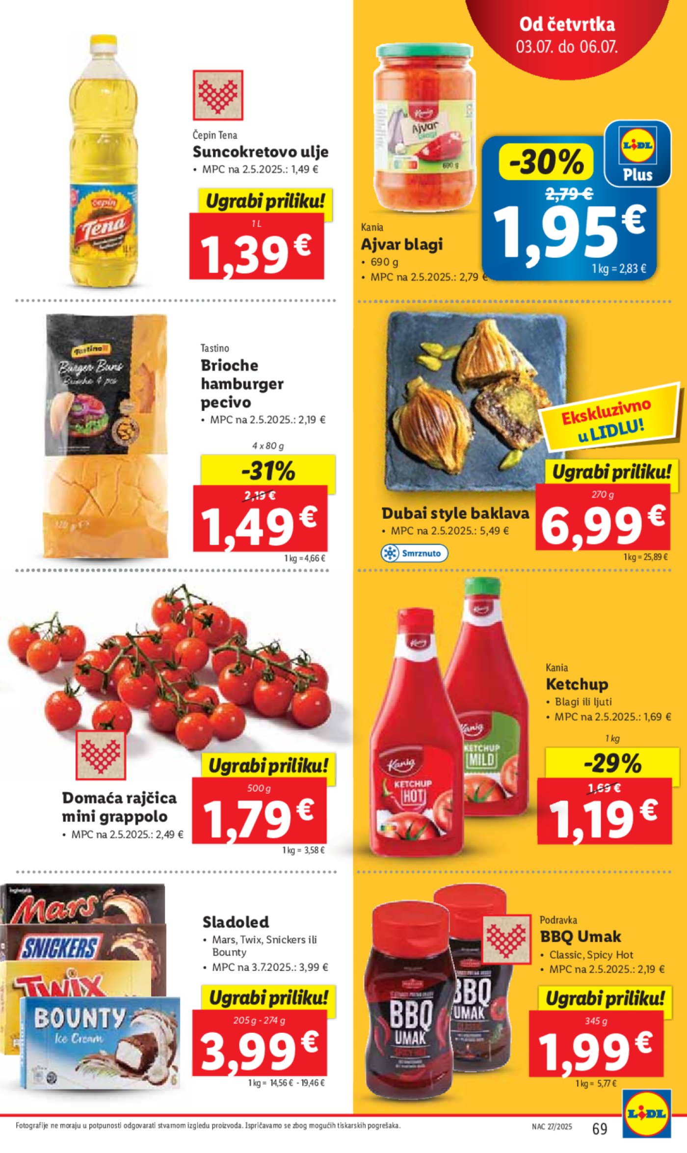 Lidl katalog super ponuda od ponedjeljka 30.06. - 06.07.2025. 