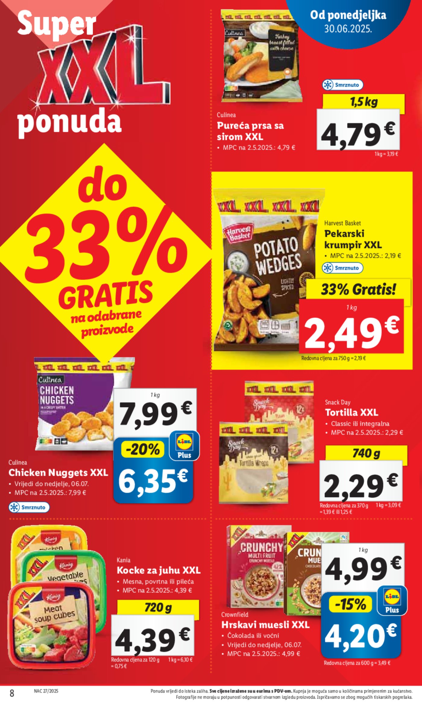 Lidl katalog super ponuda od ponedjeljka 30.06. - 06.07.2025. 