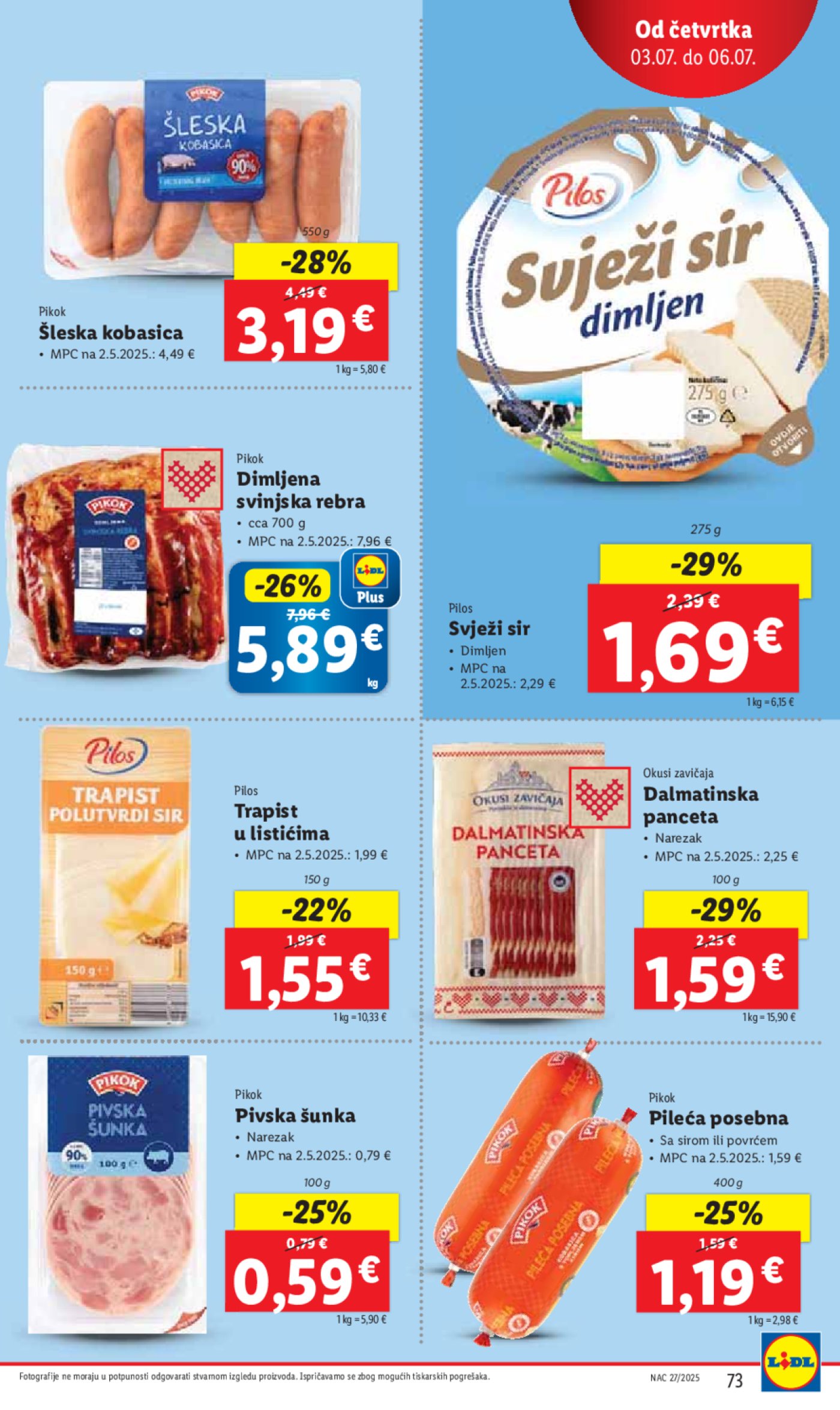 Lidl katalog super ponuda od ponedjeljka 30.06. - 06.07.2025. 