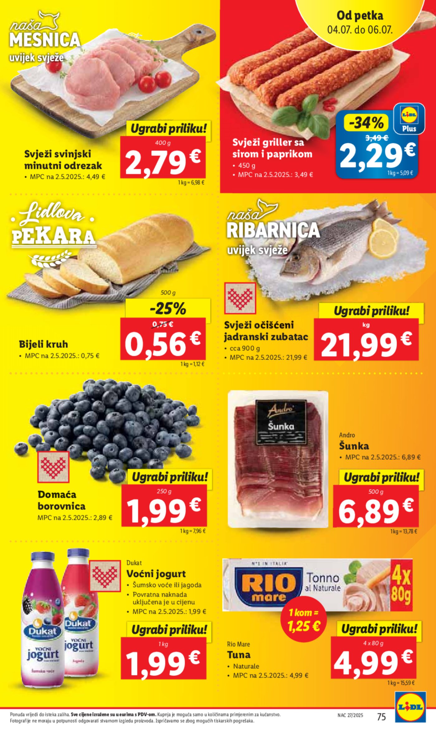 Lidl katalog super ponuda od ponedjeljka 30.06. - 06.07.2025. 