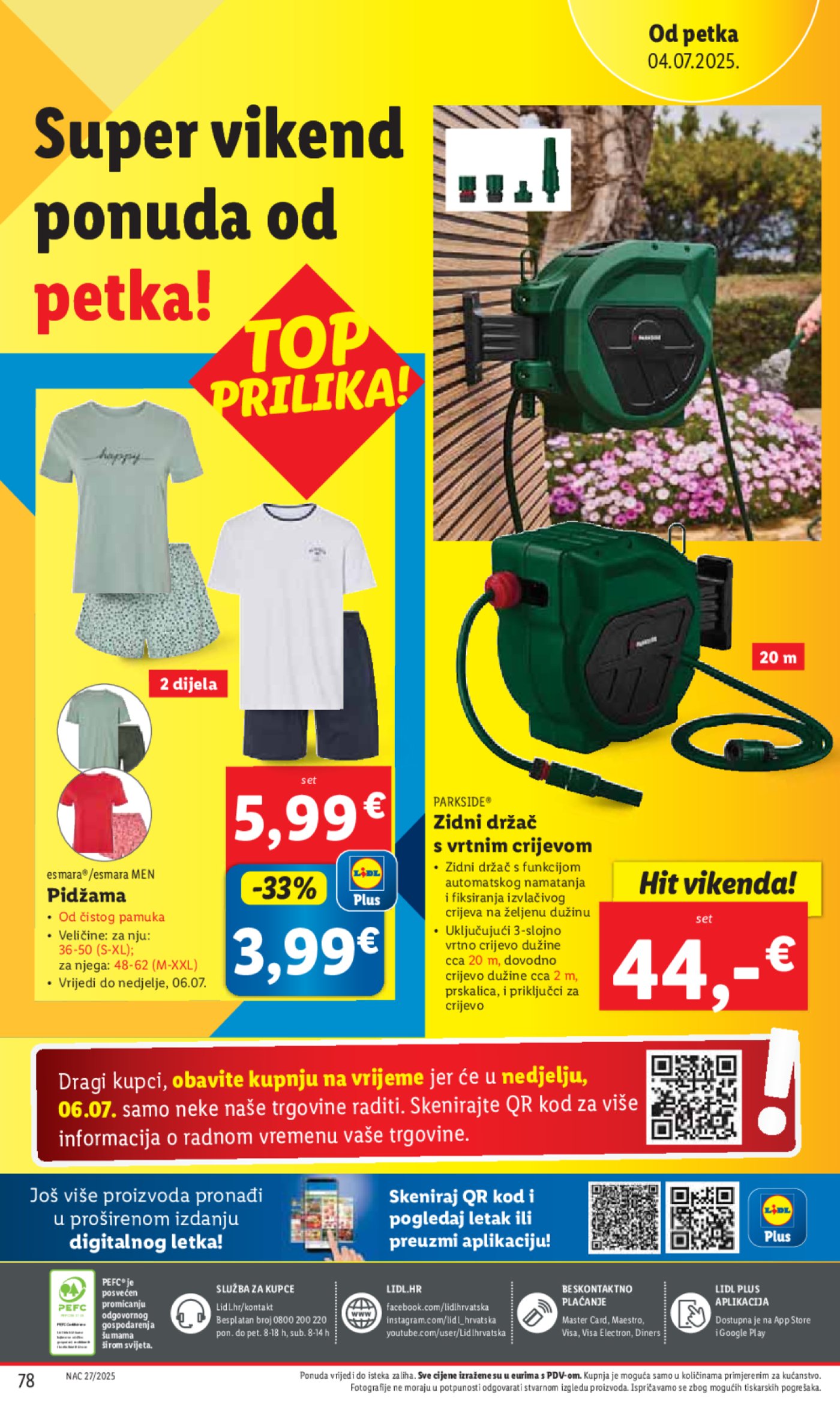 Lidl katalog super ponuda od ponedjeljka 30.06. - 06.07.2025. 