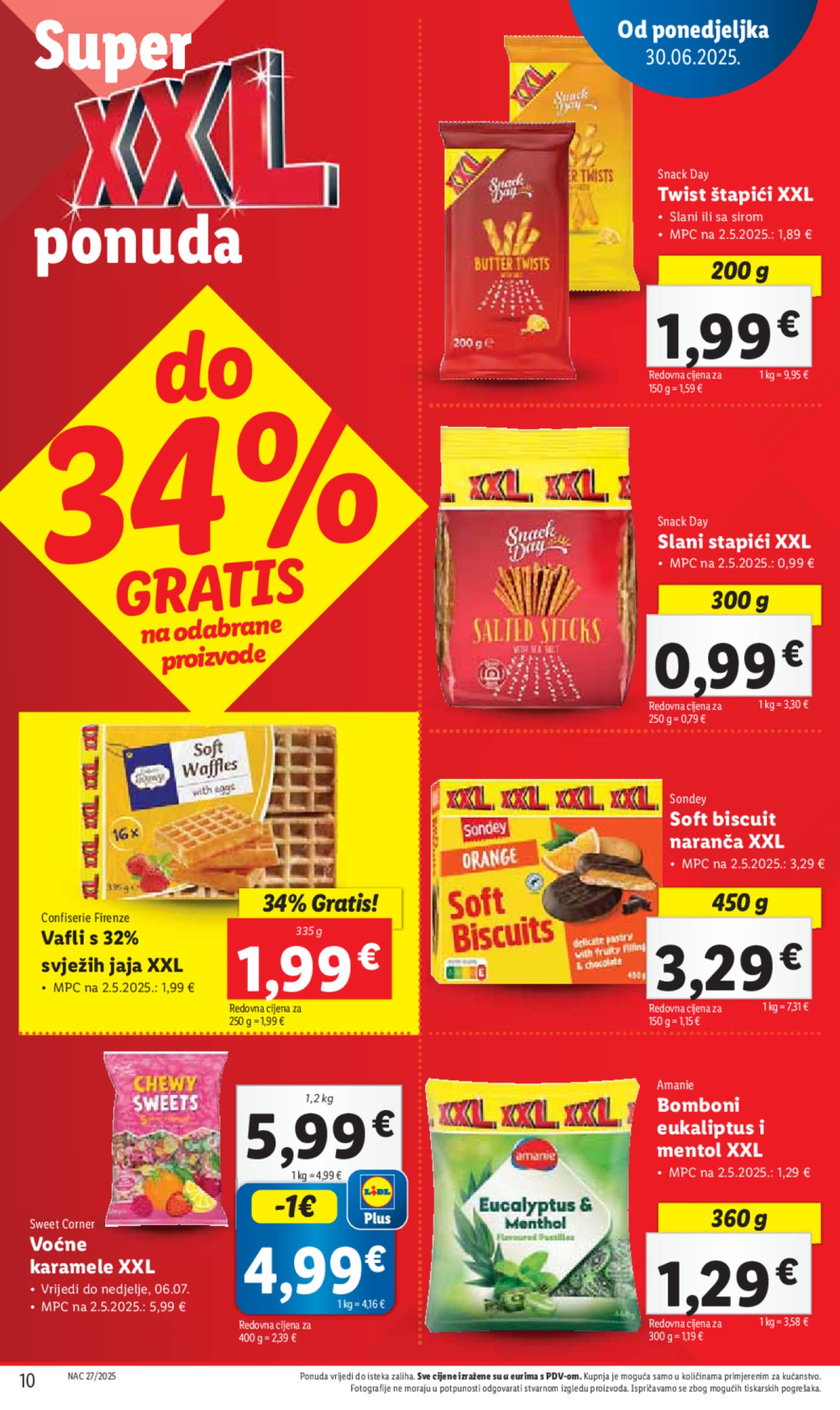 Lidl katalog super ponuda od ponedjeljka 30.06. - 06.07.2025. 