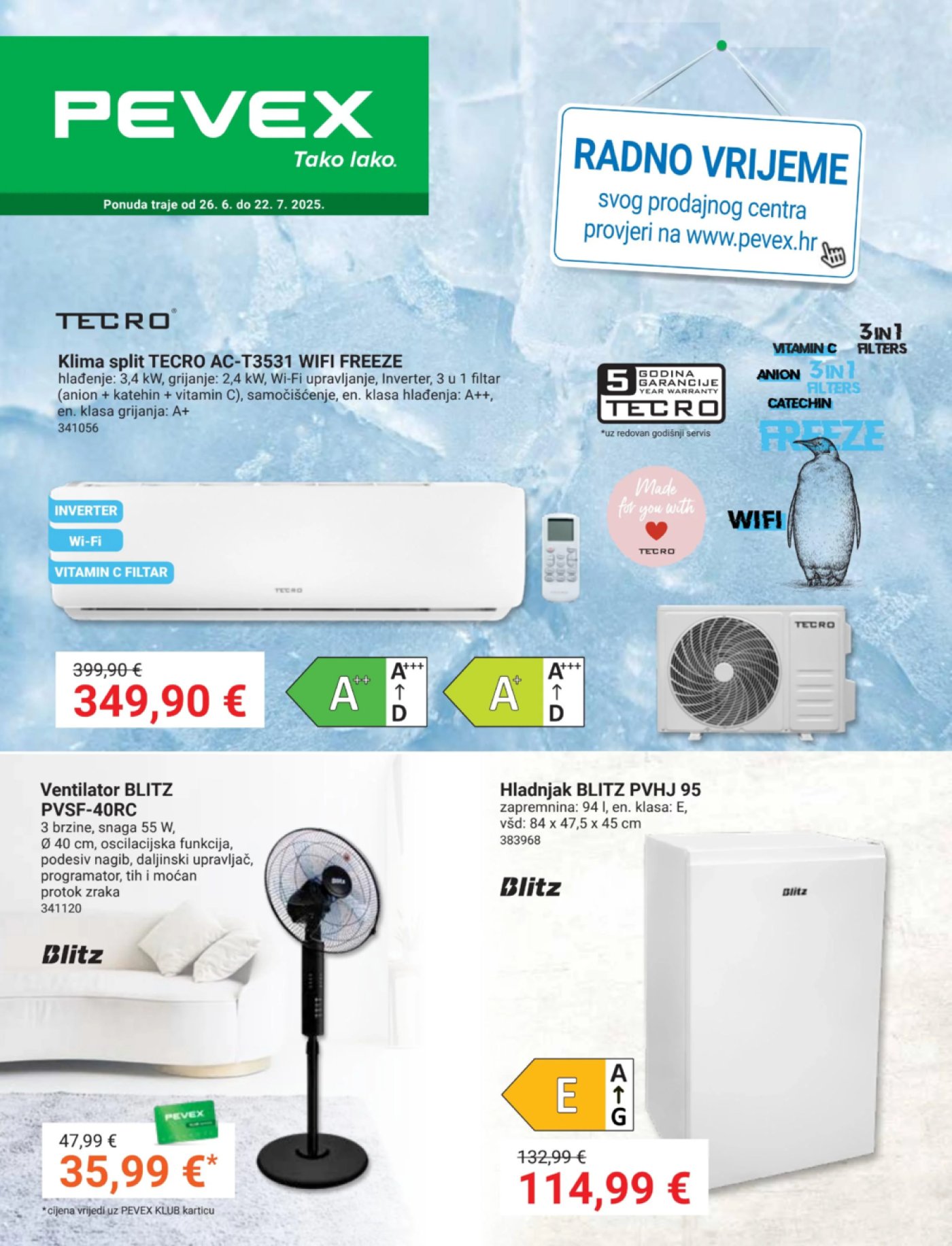 Pevex katalog Tako lako 26.06. - 22.07.2025.