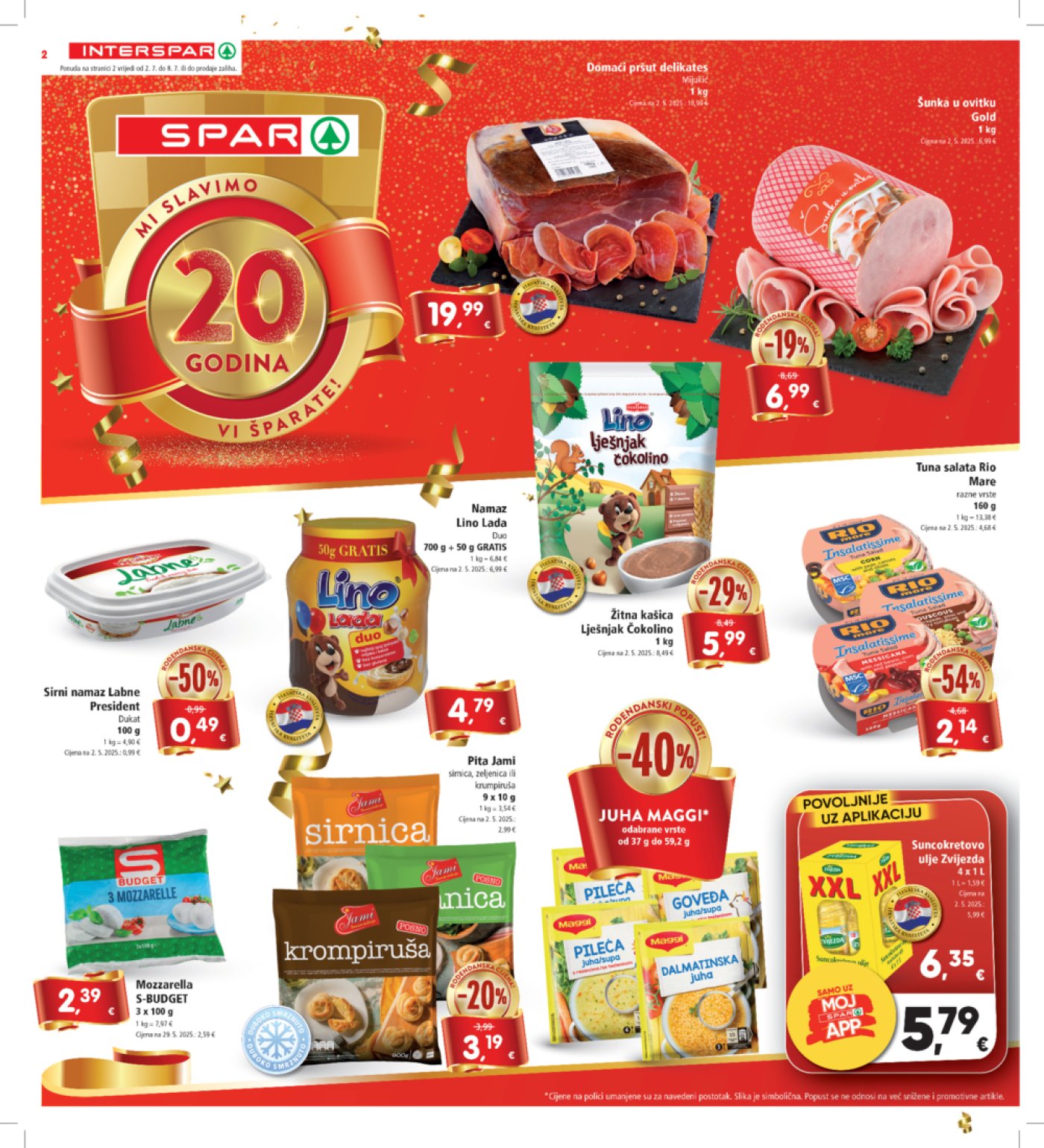 INTERSPAR katalog Akcija 02.07.-08.07.2025.