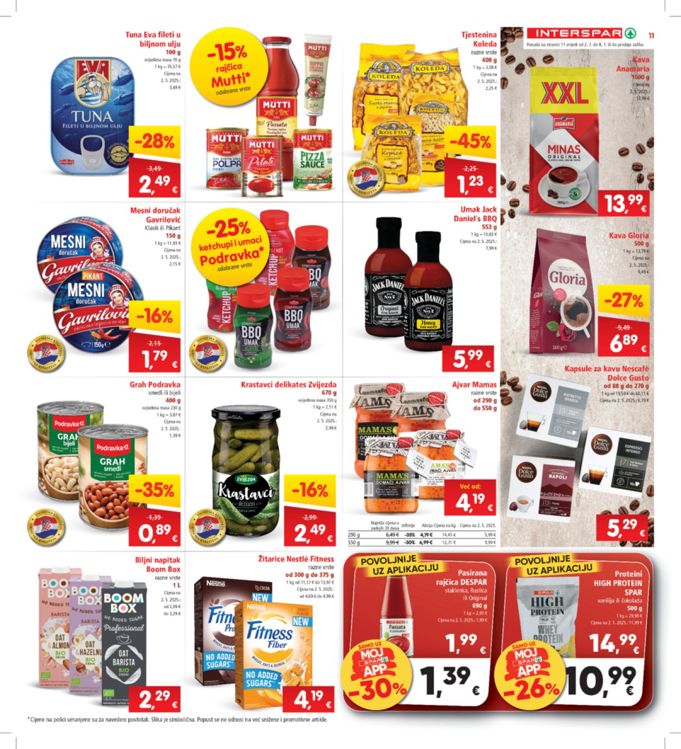 INTERSPAR katalog Akcija 02.07.-08.07.2025.