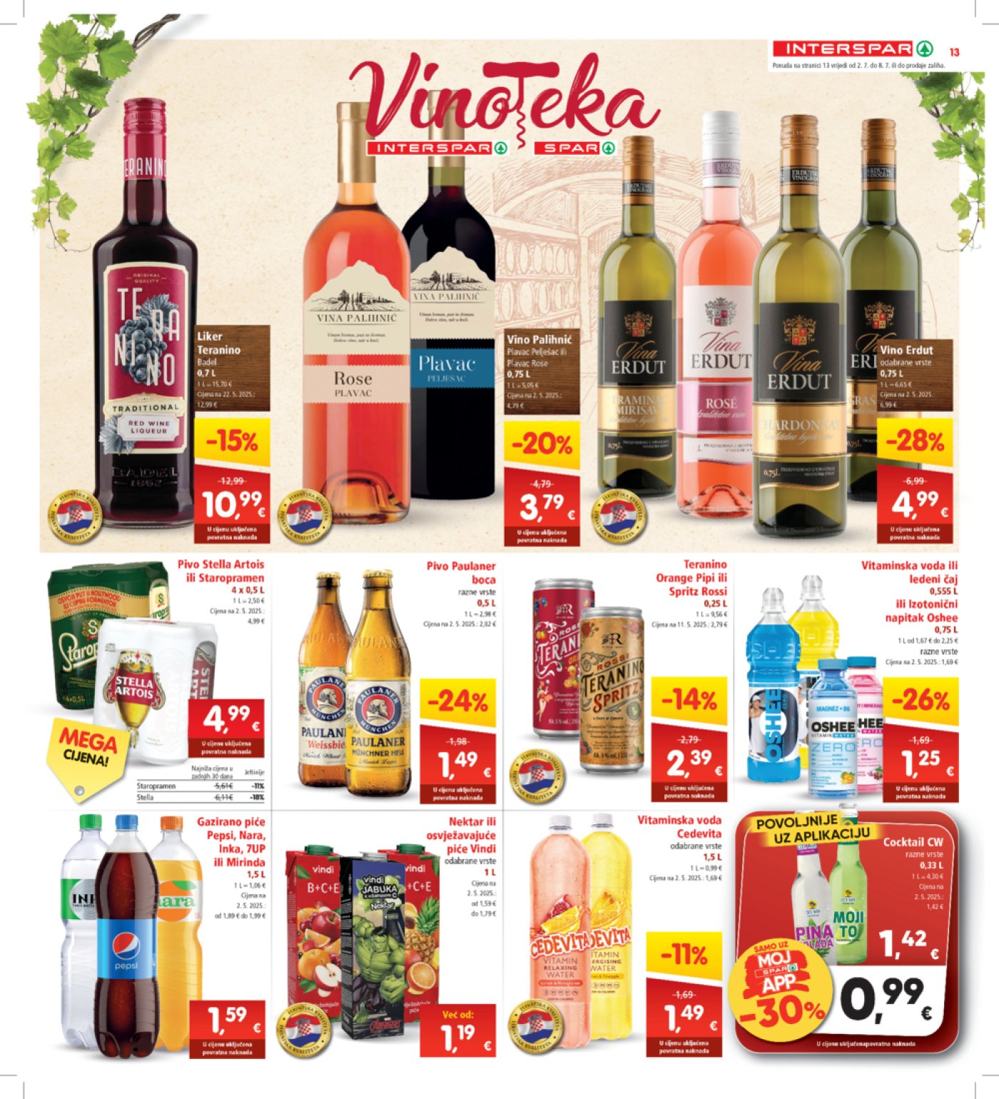 INTERSPAR katalog Akcija 02.07.-08.07.2025.