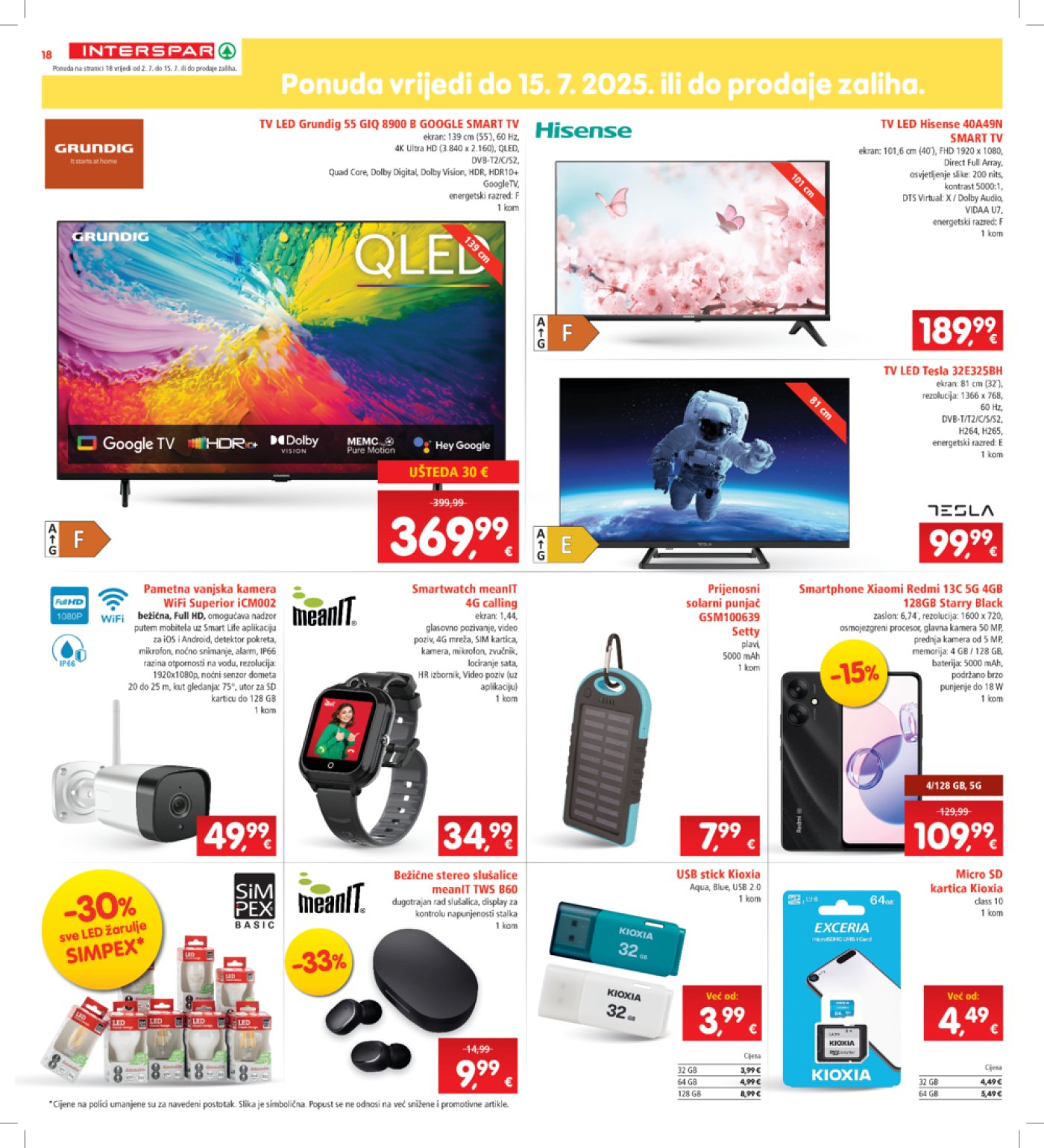 INTERSPAR katalog Akcija 02.07.-08.07.2025.