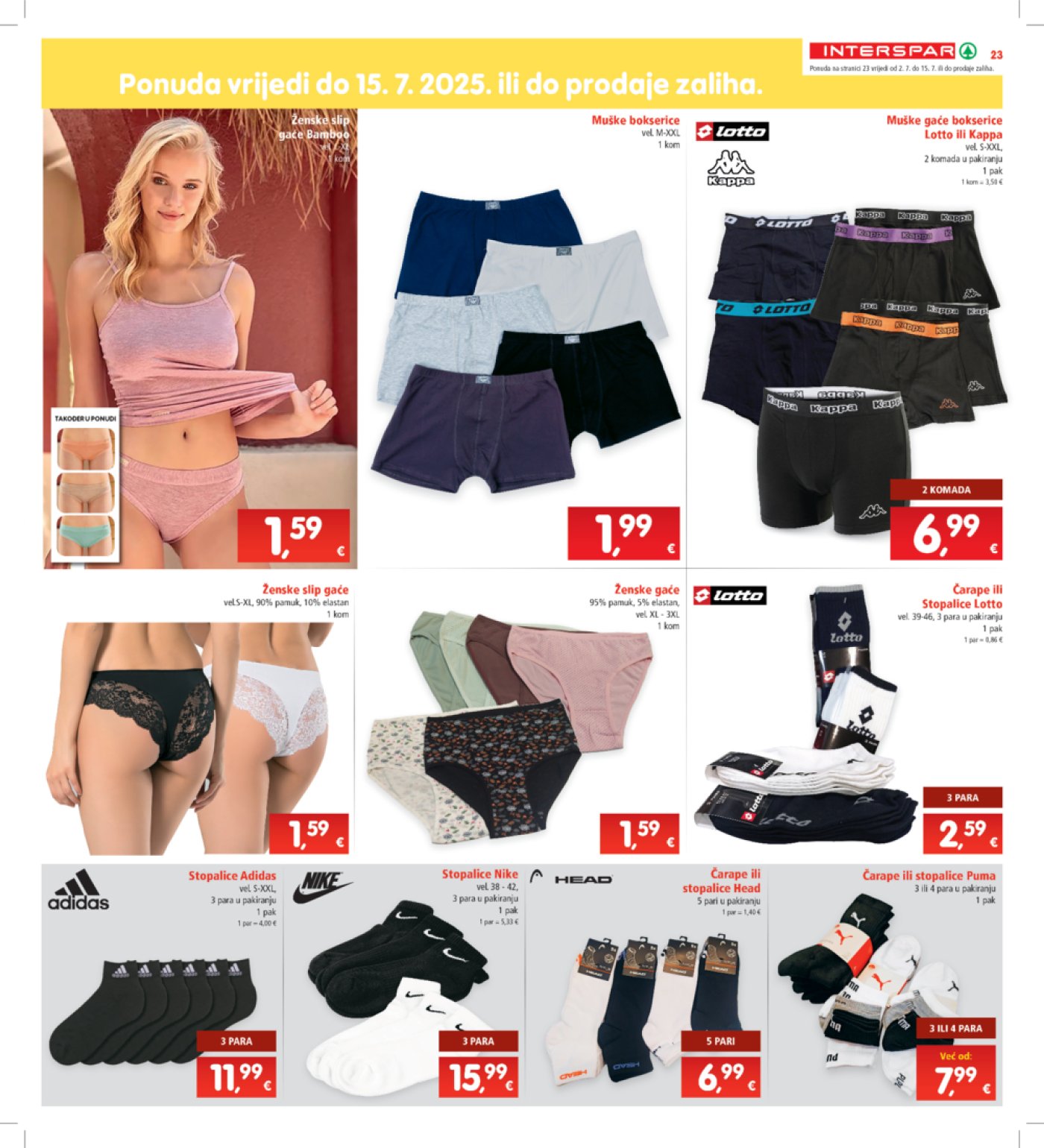 INTERSPAR katalog Akcija 02.07.-08.07.2025.