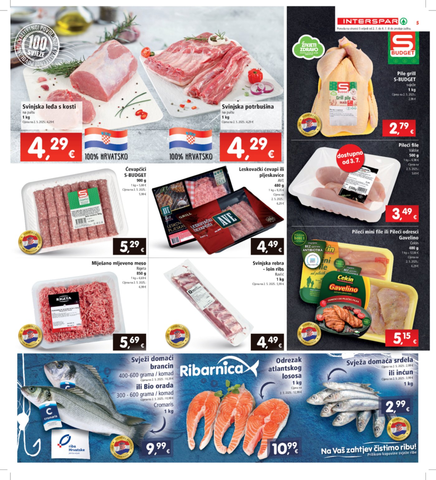 INTERSPAR katalog Akcija 02.07.-08.07.2025.
