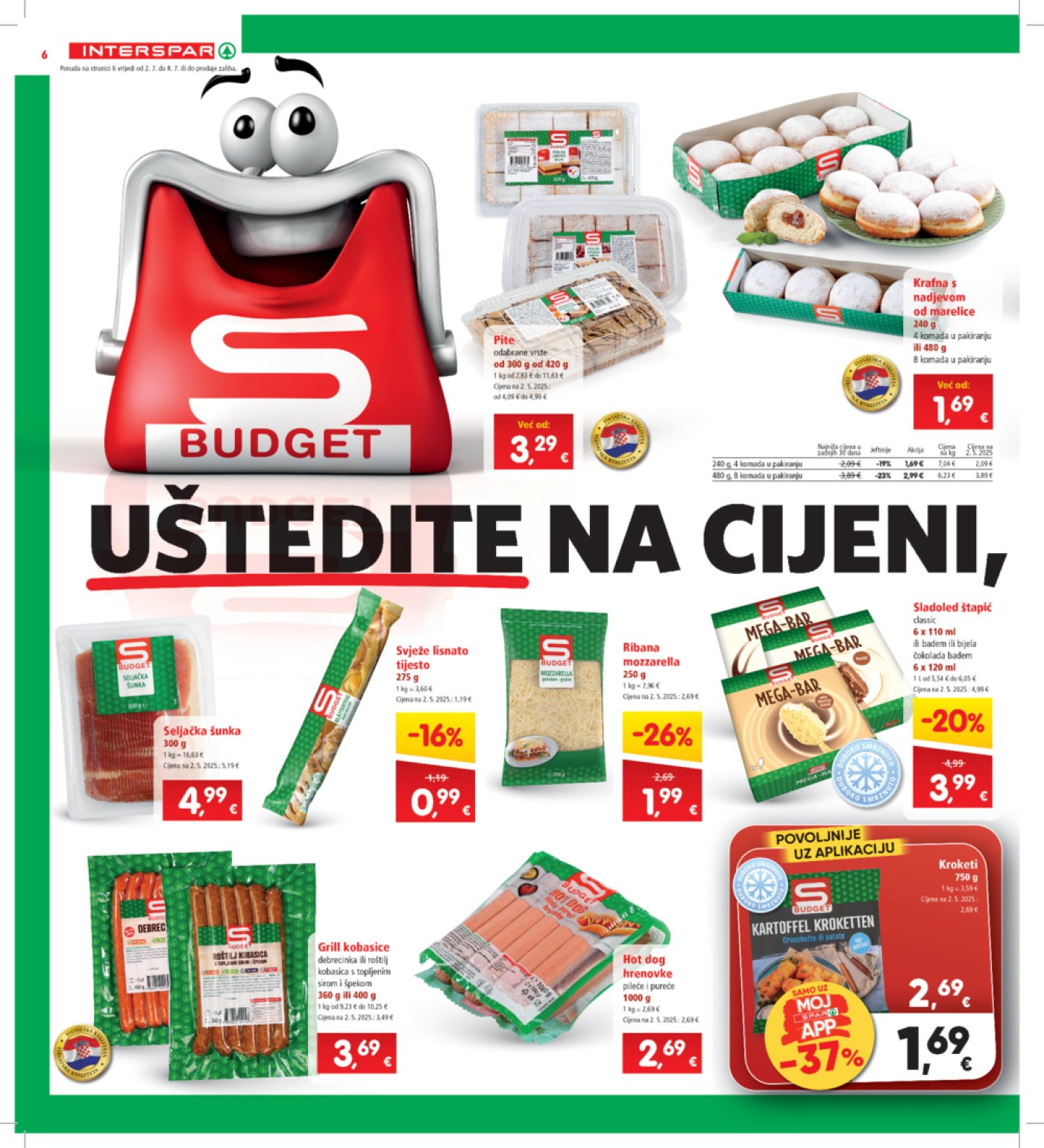 INTERSPAR katalog Akcija 02.07.-08.07.2025.