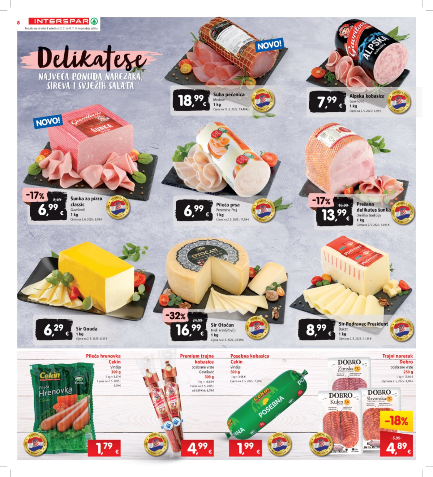 INTERSPAR katalog Akcija 02.07.-08.07.2025.