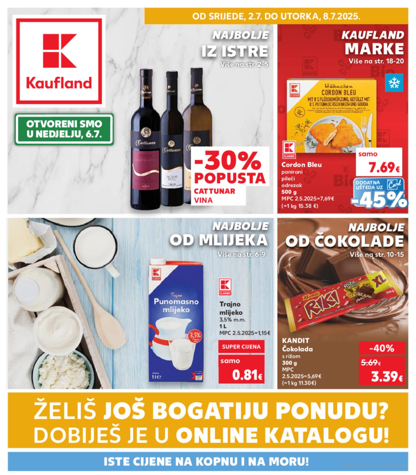 Kaufland katalog Kaufland marke 02.07.-08.07.2025. Odabrane poslovnice