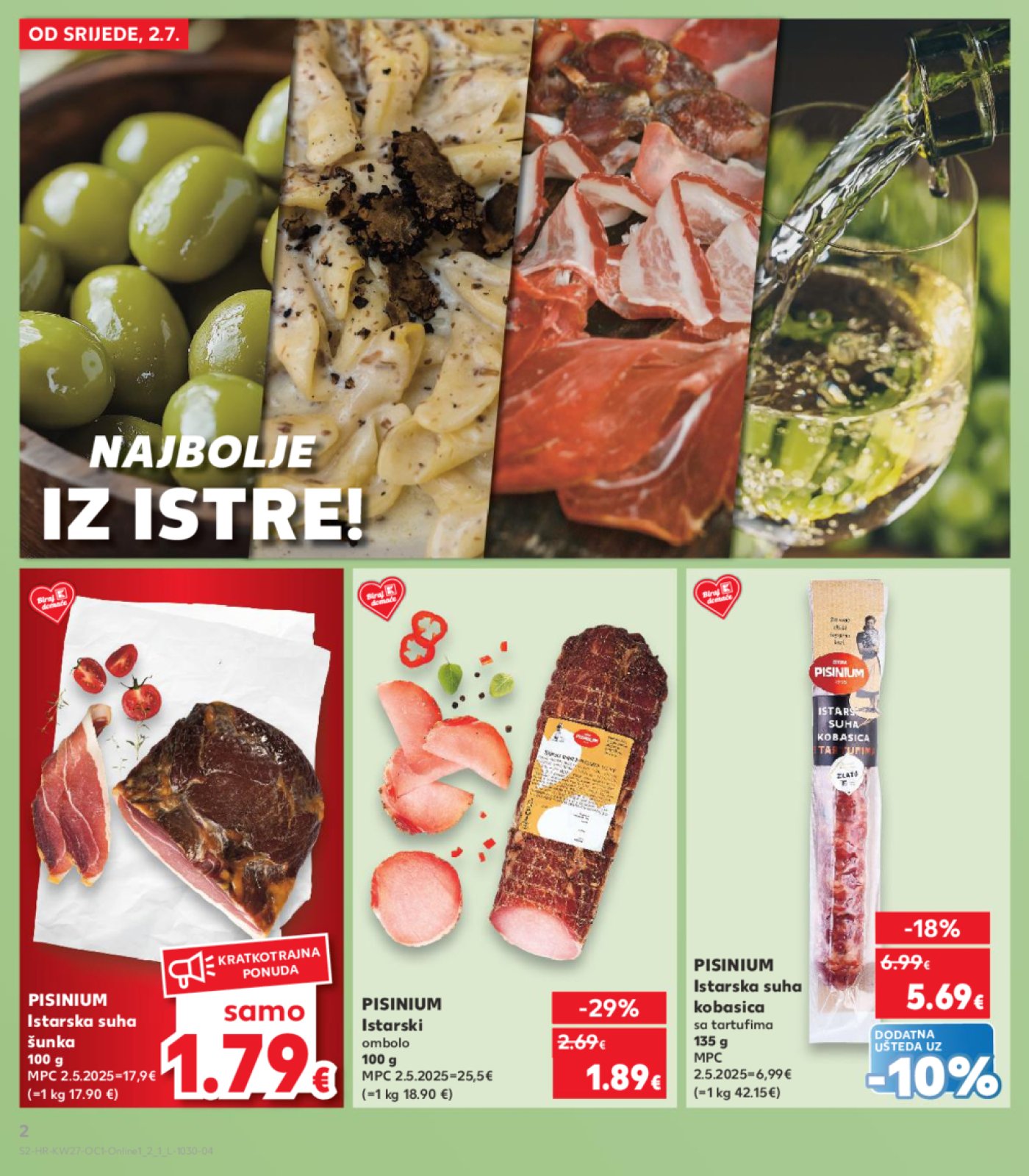 Kaufland katalog Kaufland marke 02.07.-08.07.2025. Odabrane poslovnice