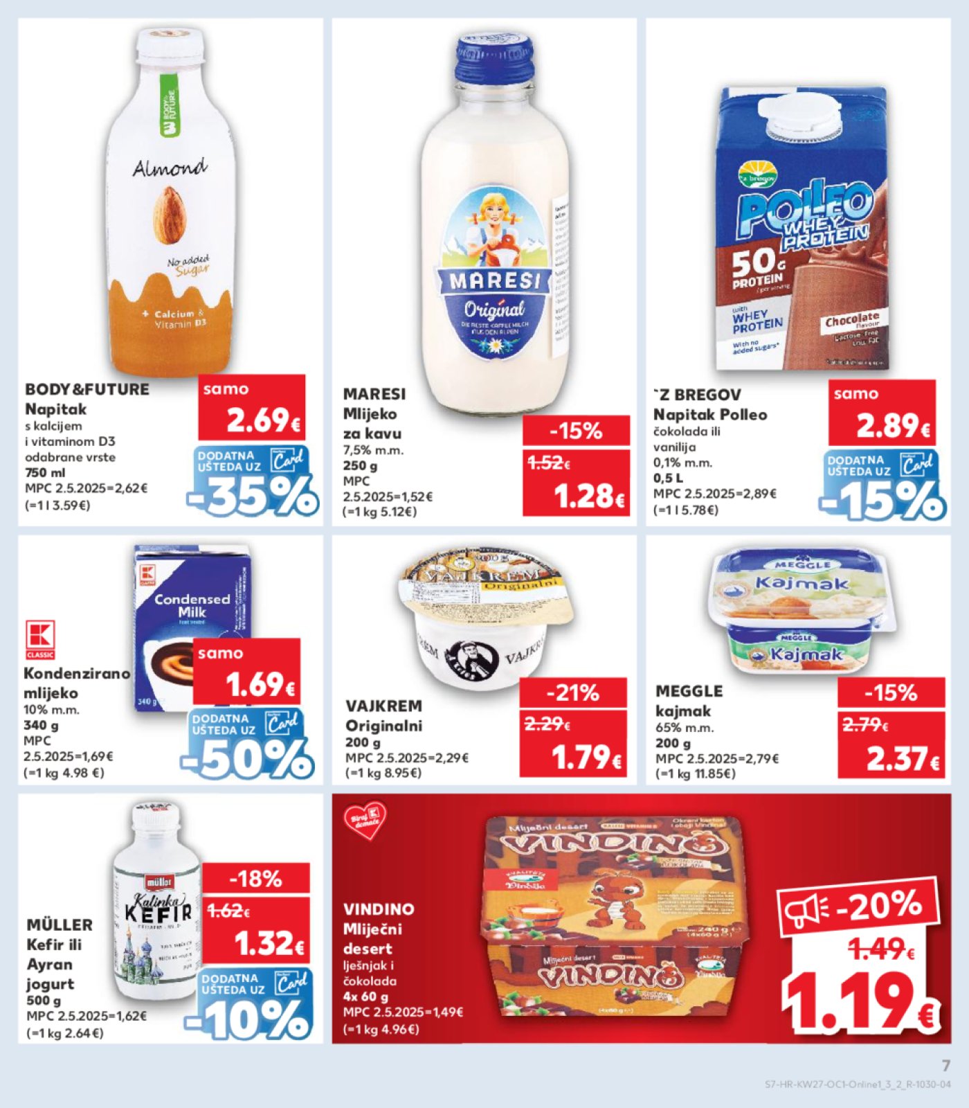 Kaufland katalog Kaufland marke 02.07.-08.07.2025. Odabrane poslovnice
