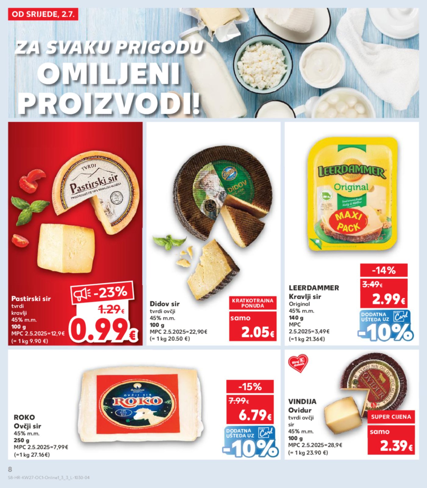Kaufland katalog Kaufland marke 02.07.-08.07.2025. Odabrane poslovnice