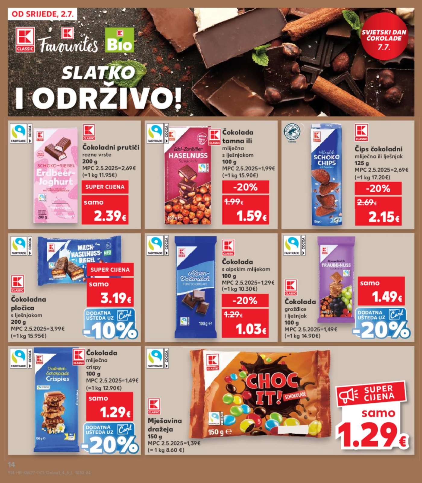 Kaufland katalog Kaufland marke 02.07.-08.07.2025. Odabrane poslovnice