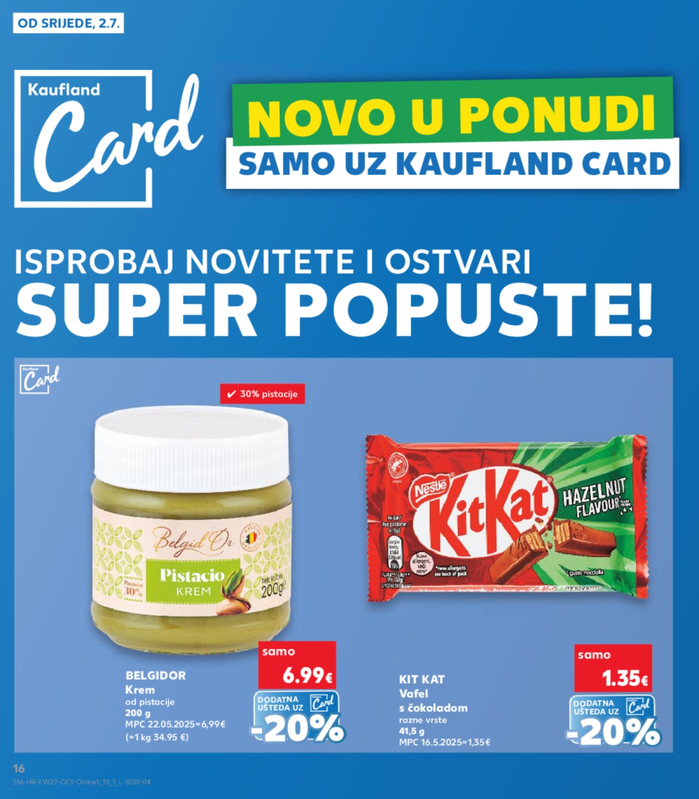 Kaufland katalog Kaufland marke 02.07.-08.07.2025. Odabrane poslovnice