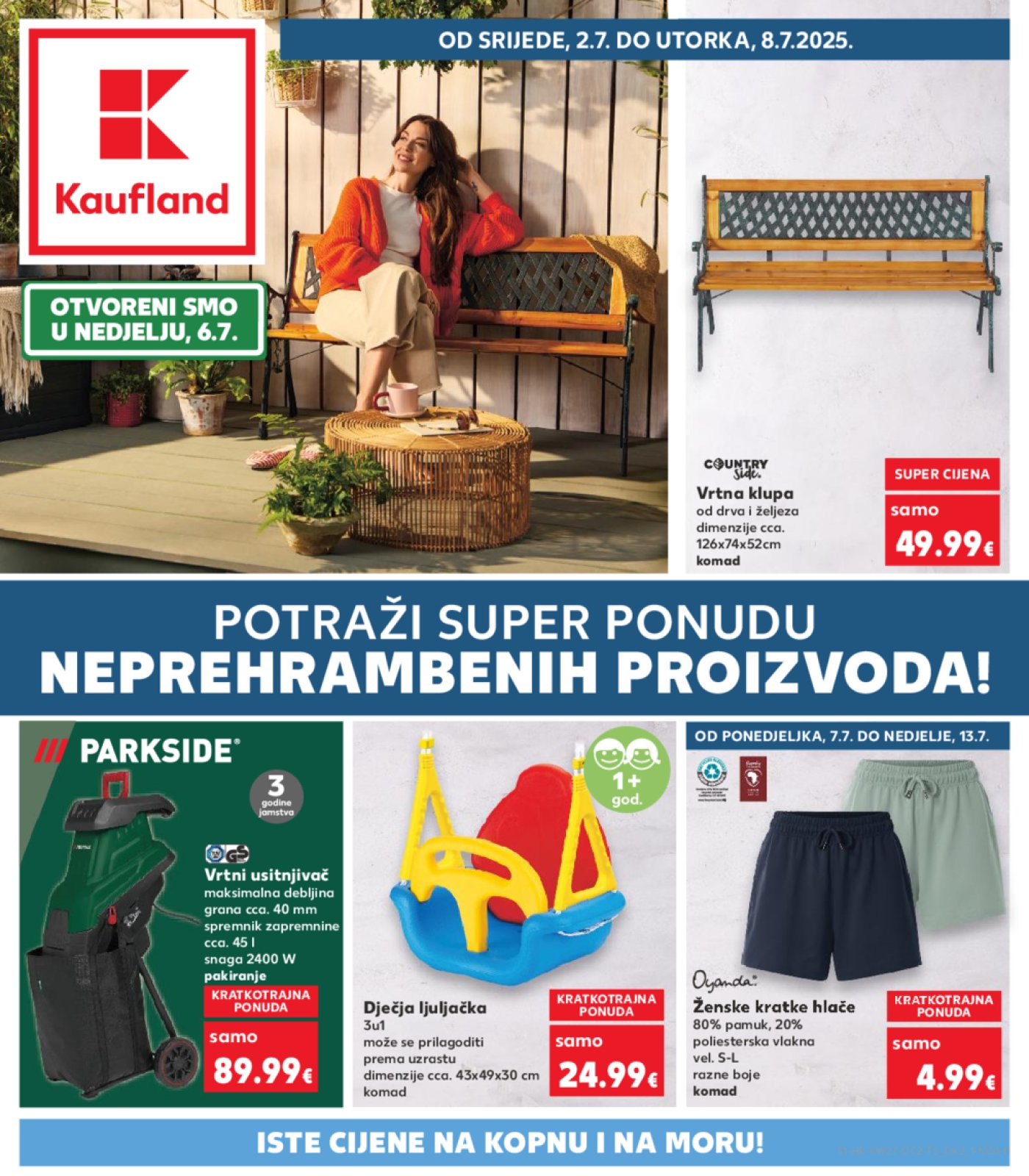 Kaufland katalog Neprehrambenih proizvoda 02.07.-08.07.2025. Odabrane poslovnice