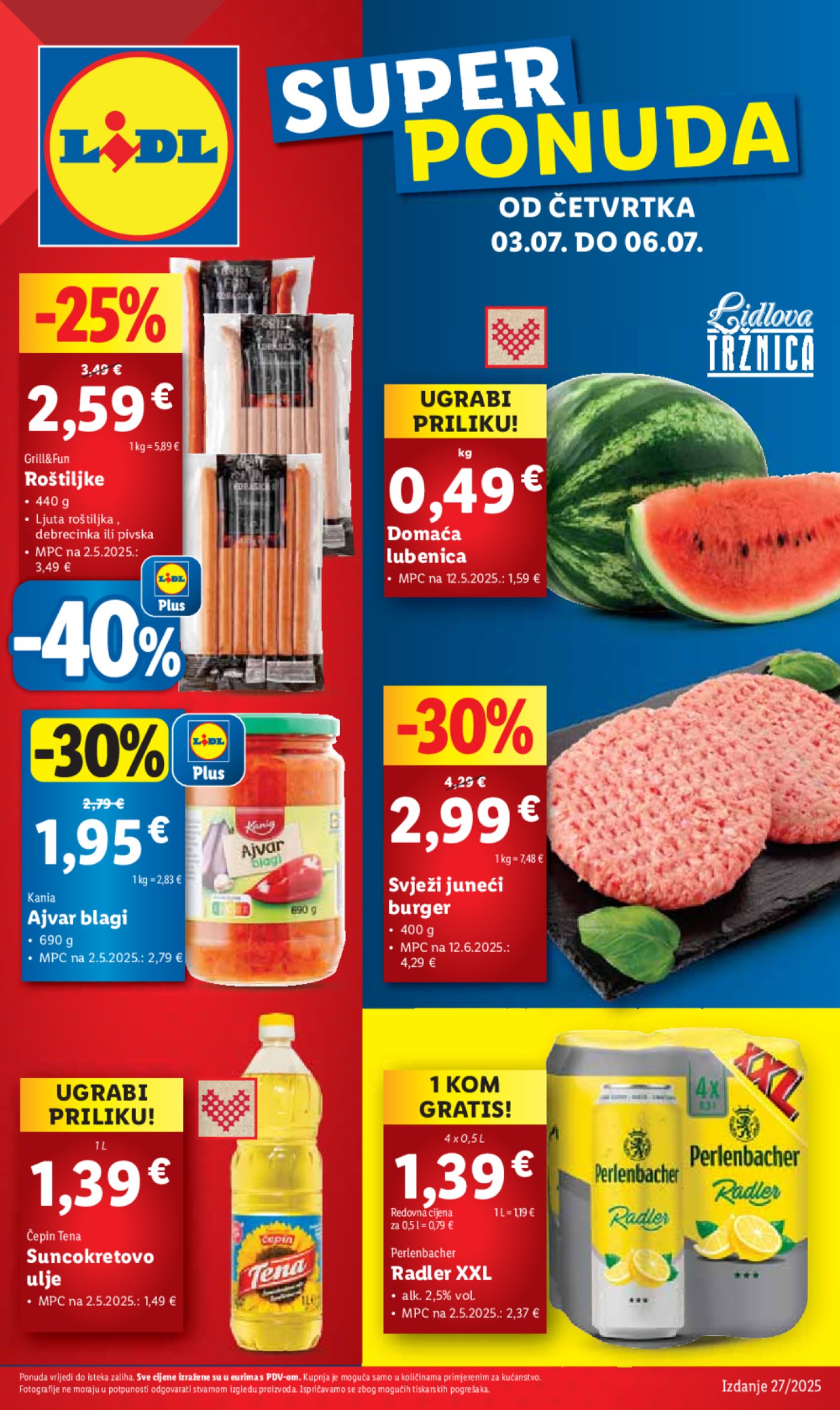 Lidl katalog Super ponuda od četvrtka 03.07. - 06.07.2025.