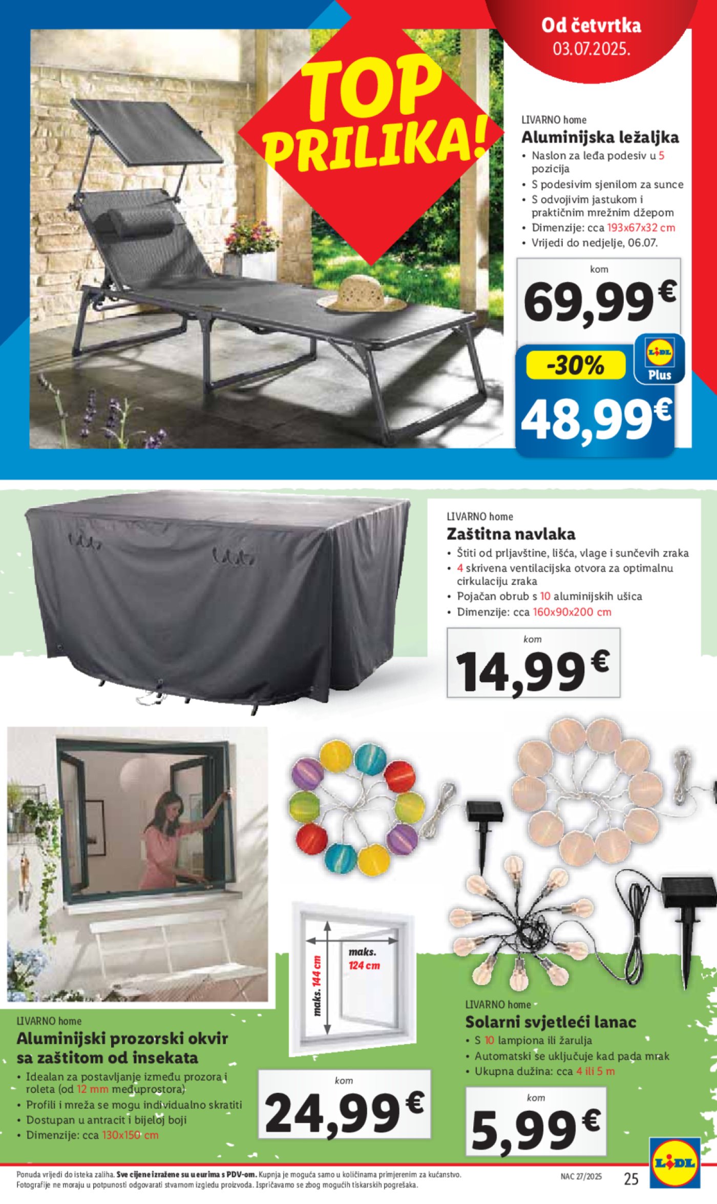 Lidl katalog Super ponuda od četvrtka 03.07. - 06.07.2025.