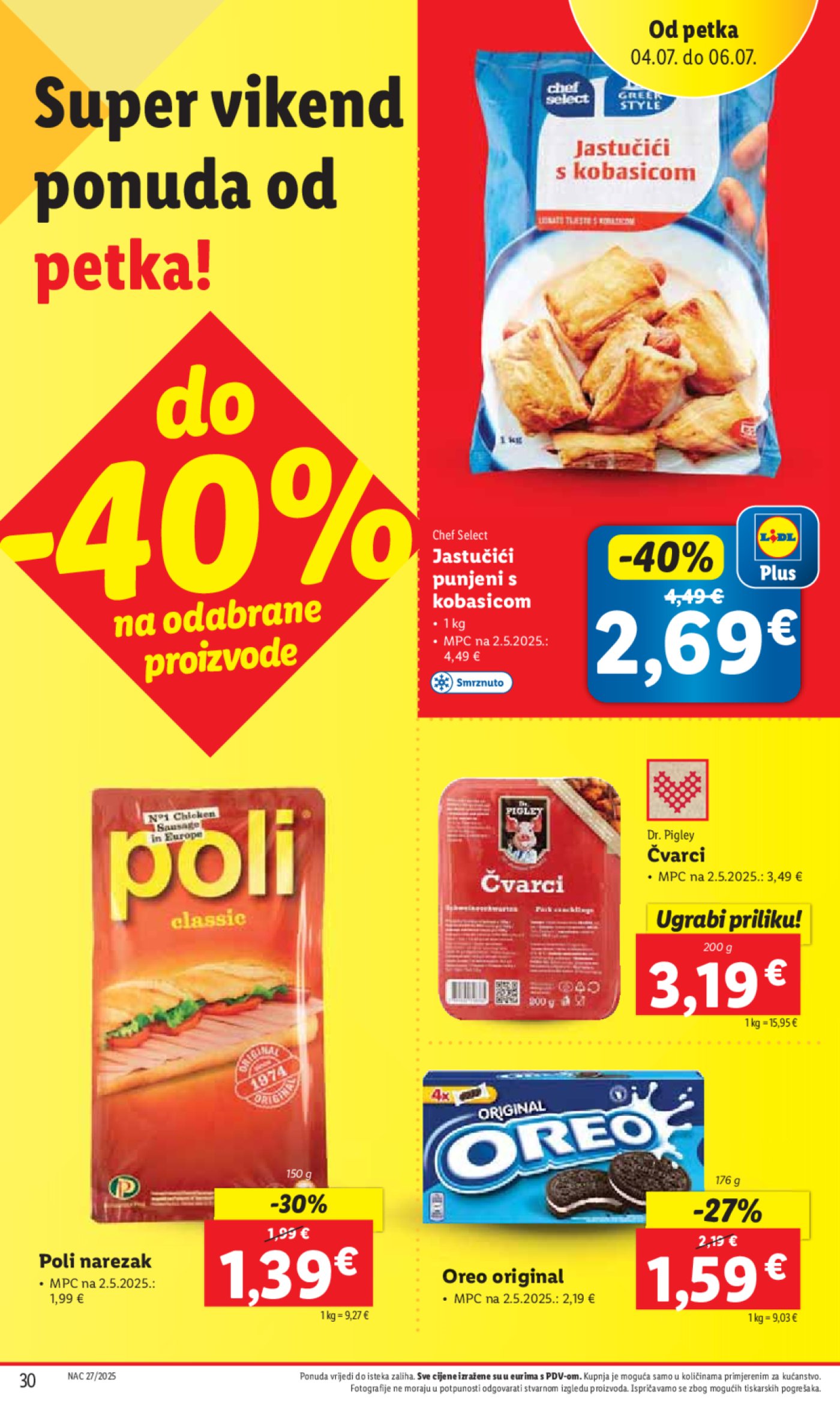 Lidl katalog Super ponuda od četvrtka 03.07. - 06.07.2025.