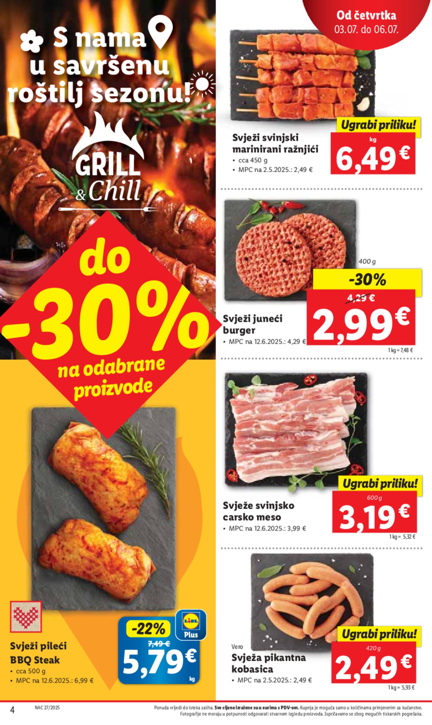 Lidl katalog Super ponuda od četvrtka 03.07. - 06.07.2025.