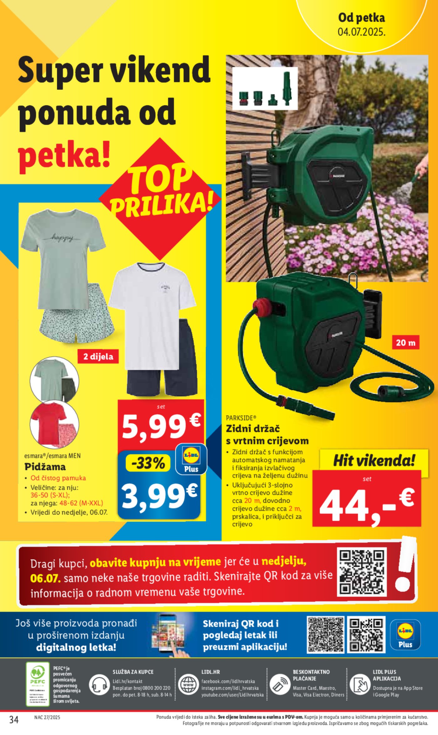 Lidl katalog Super ponuda od četvrtka 03.07. - 06.07.2025.