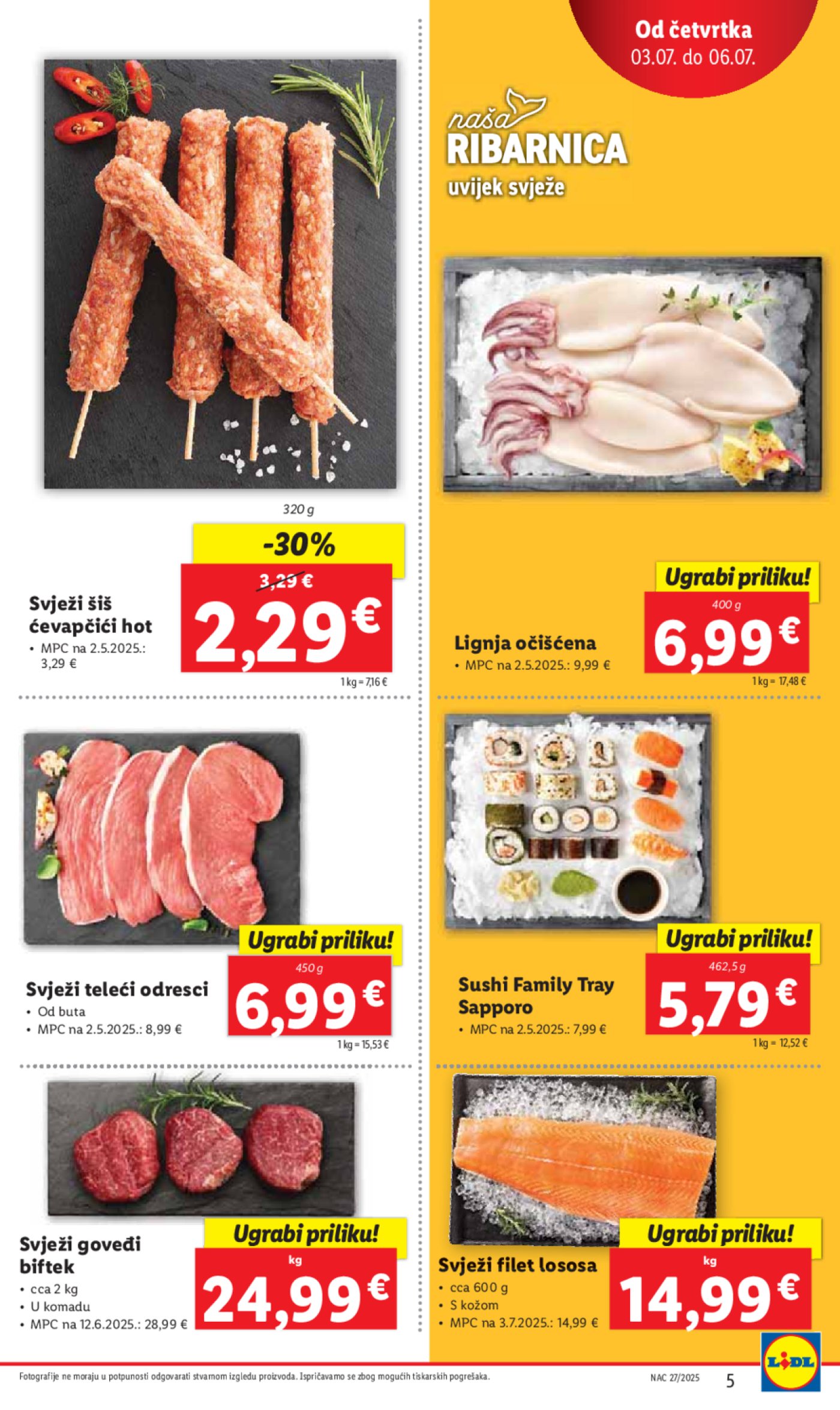 Lidl katalog Super ponuda od četvrtka 03.07. - 06.07.2025.