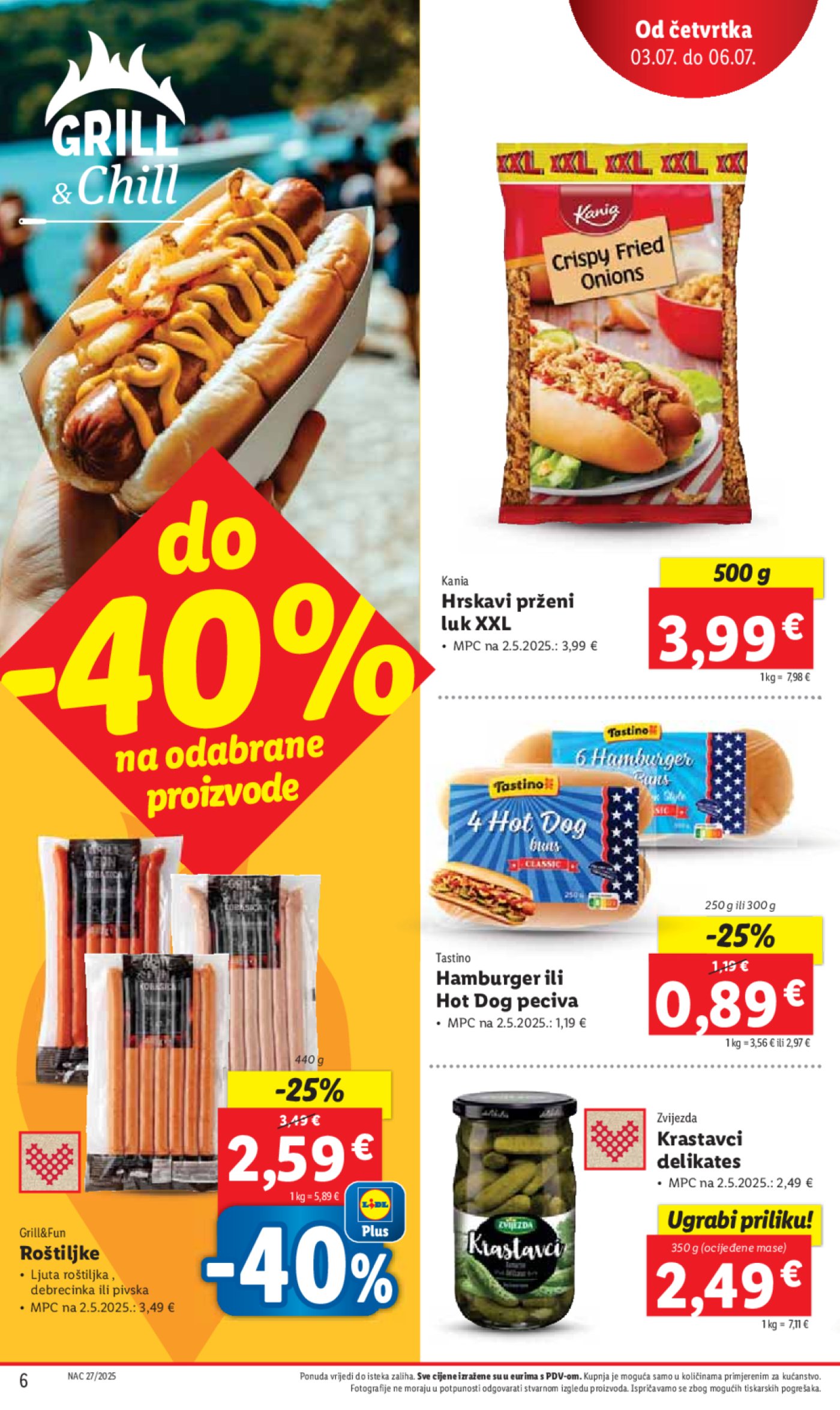 Lidl katalog Super ponuda od četvrtka 03.07. - 06.07.2025.