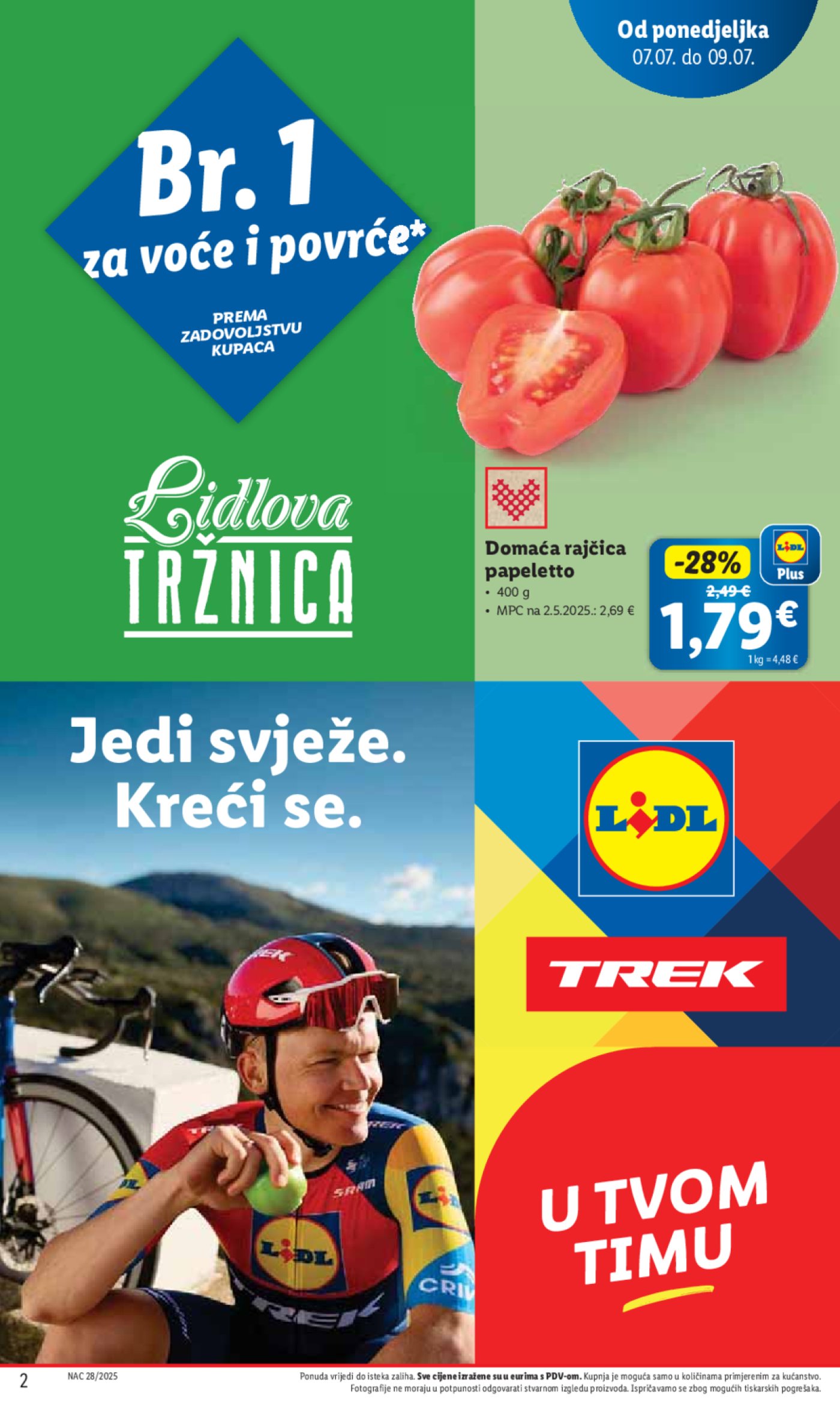 Lidl katalog Super ponuda od ponedjeljka 07.07.- 13.07.2025.