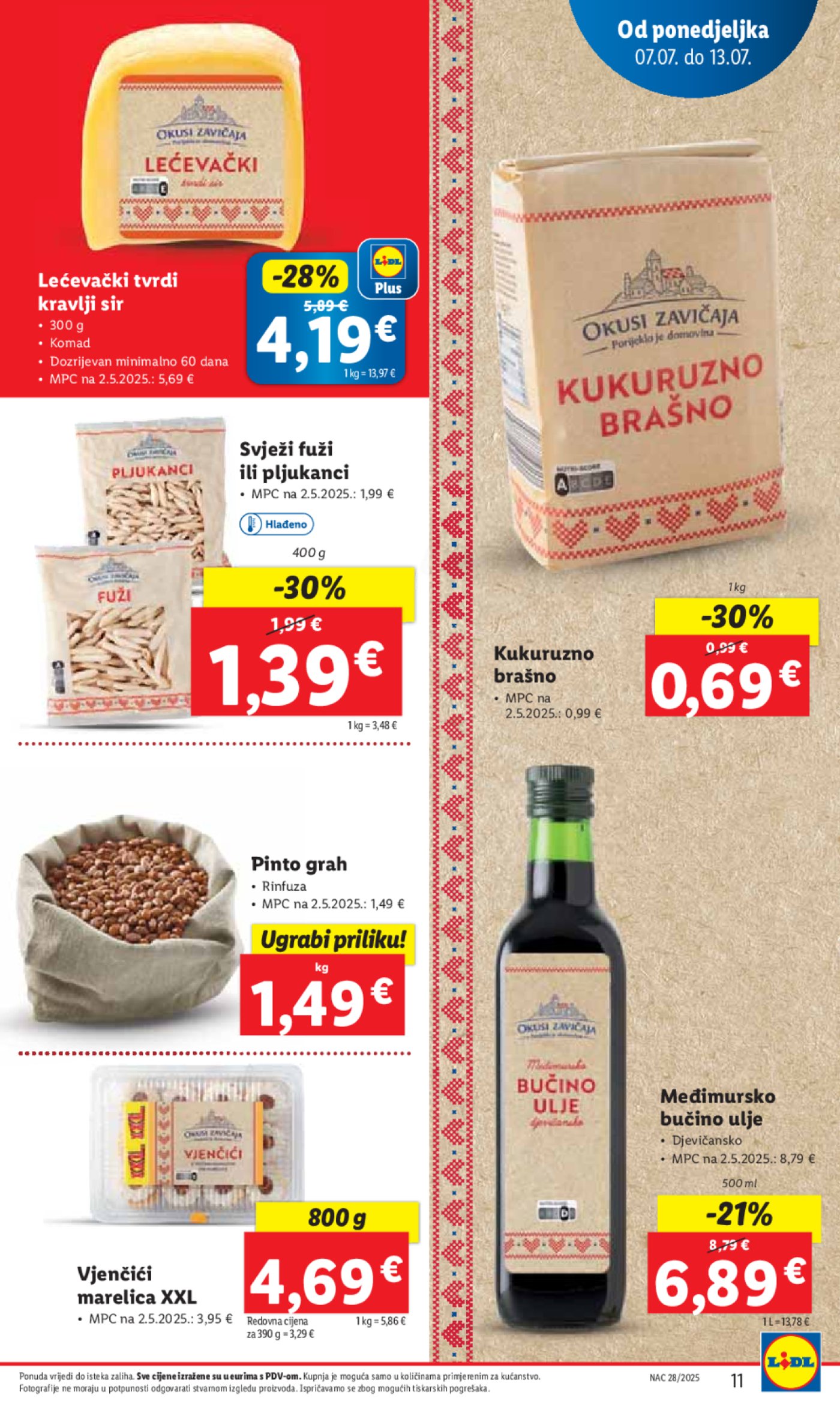 Lidl katalog Super ponuda od ponedjeljka 07.07.- 13.07.2025.