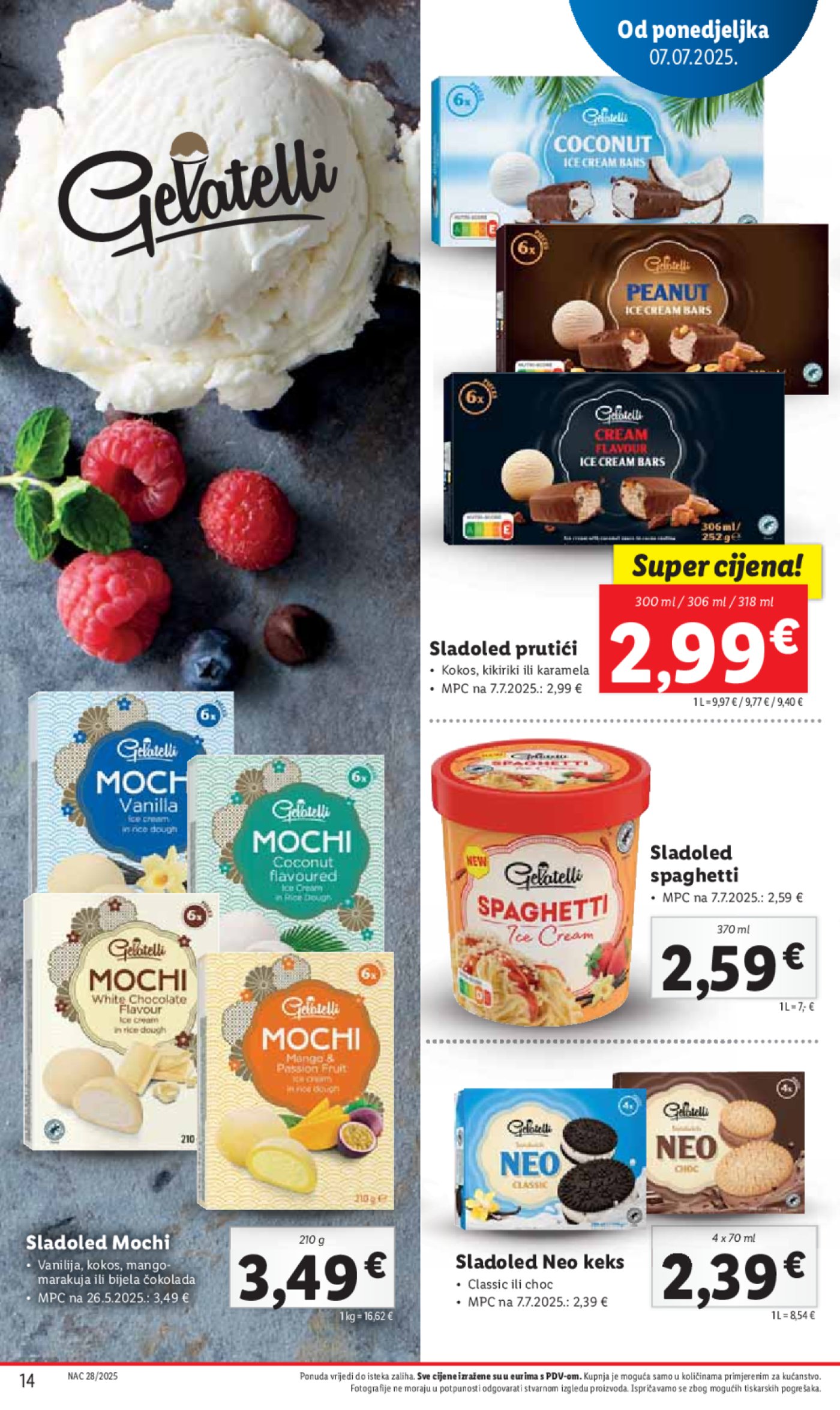 Lidl katalog Super ponuda od ponedjeljka 07.07.- 13.07.2025.