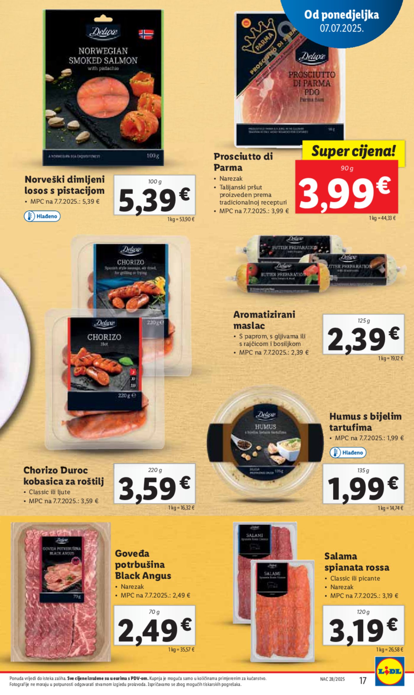 Lidl katalog Super ponuda od ponedjeljka 07.07.- 13.07.2025.