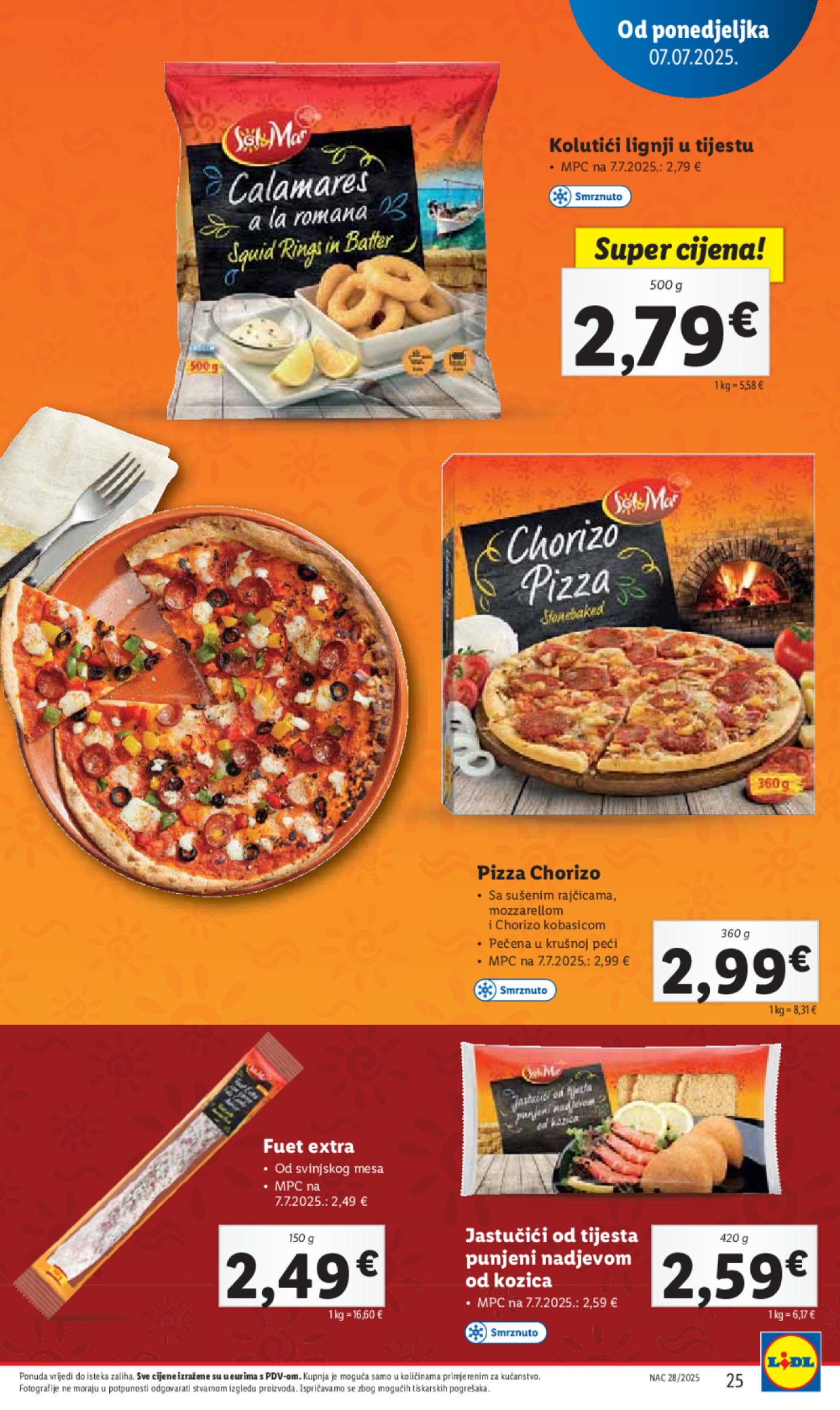 Lidl katalog Super ponuda od ponedjeljka 07.07.- 13.07.2025.