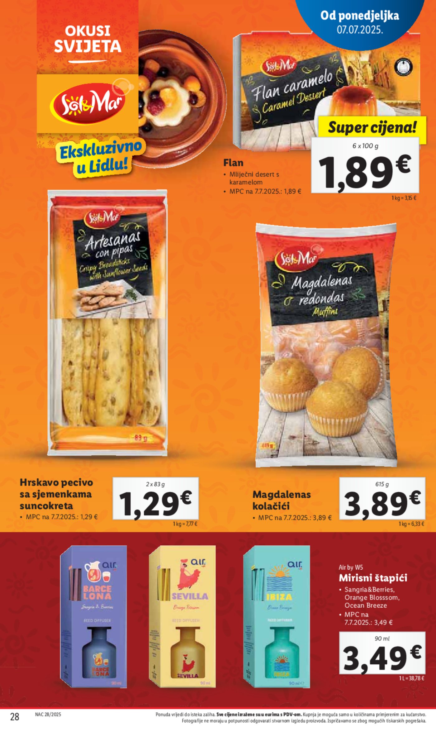 Lidl katalog Super ponuda od ponedjeljka 07.07.- 13.07.2025.